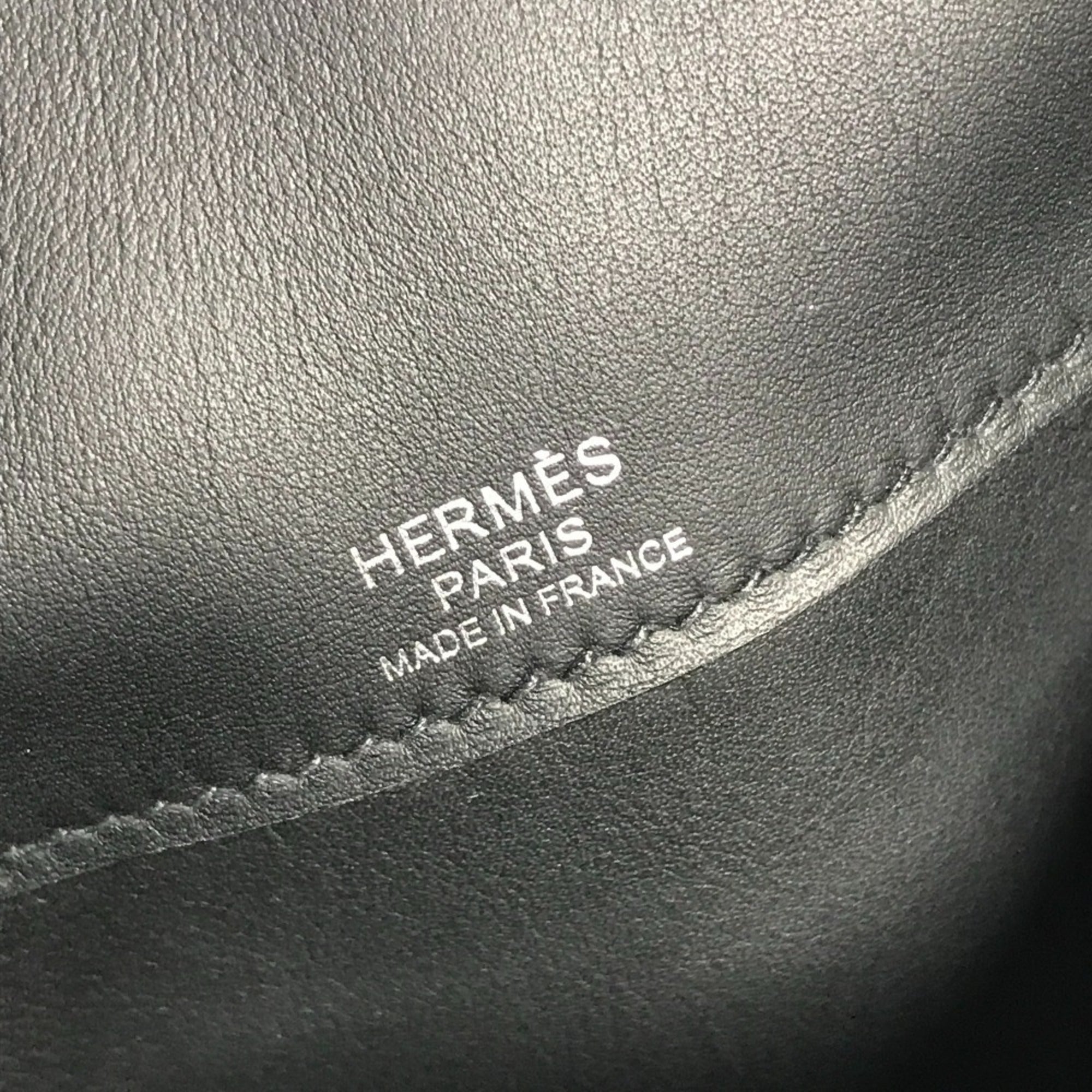 Hermes Black Swift Leather Boston Bag Handbag Shoulder Bag (Pre-Owned)