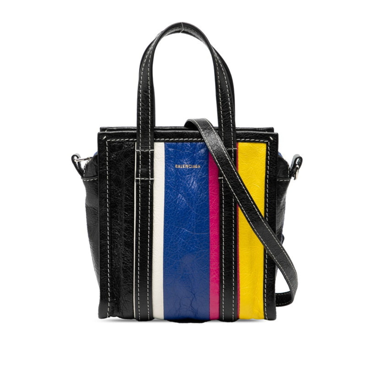 Balenciaga Multi-Color Leather Handbag Shoulder Bag (Pre-Owned)
