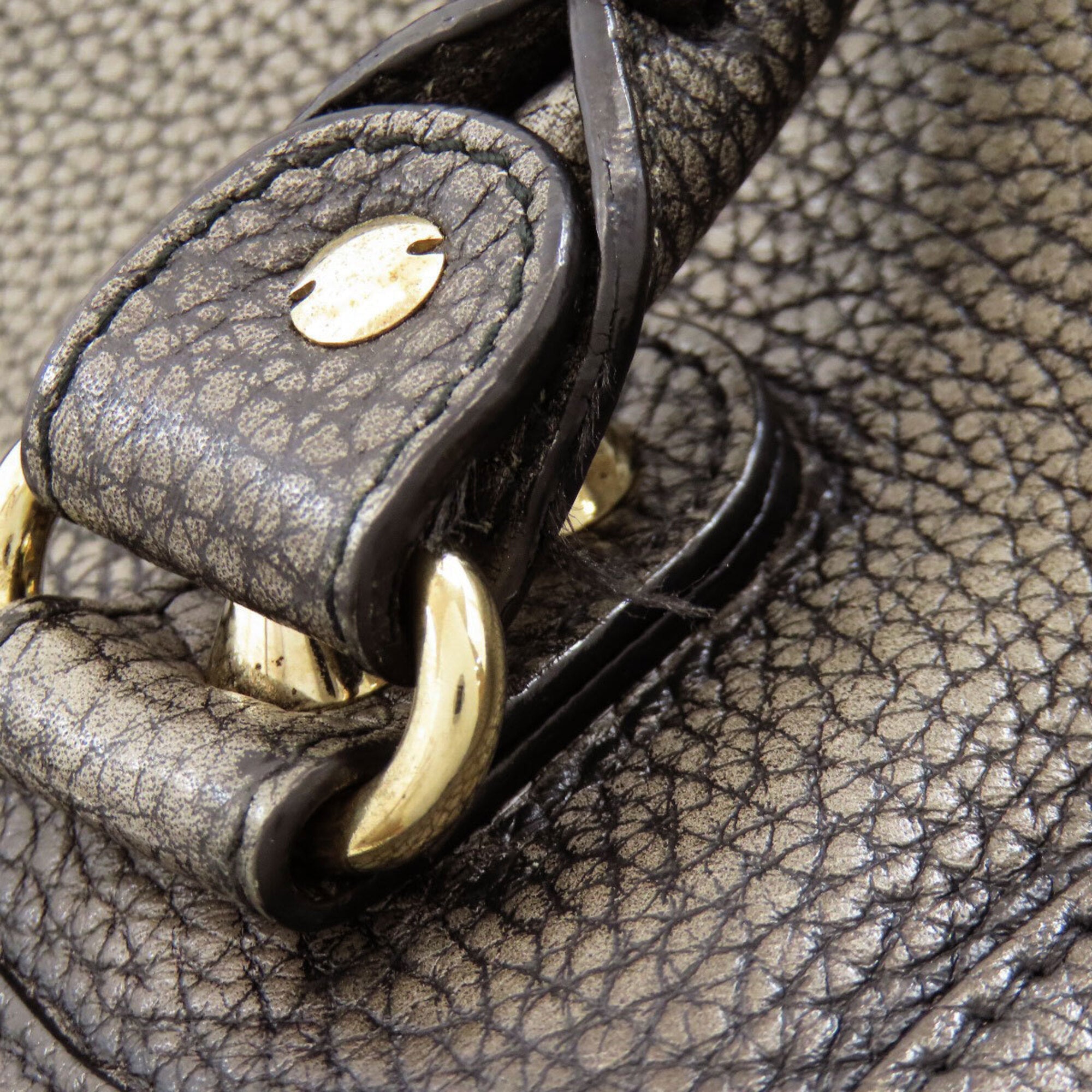 Balenciaga Gray Leather Handbag (Pre-Owned)