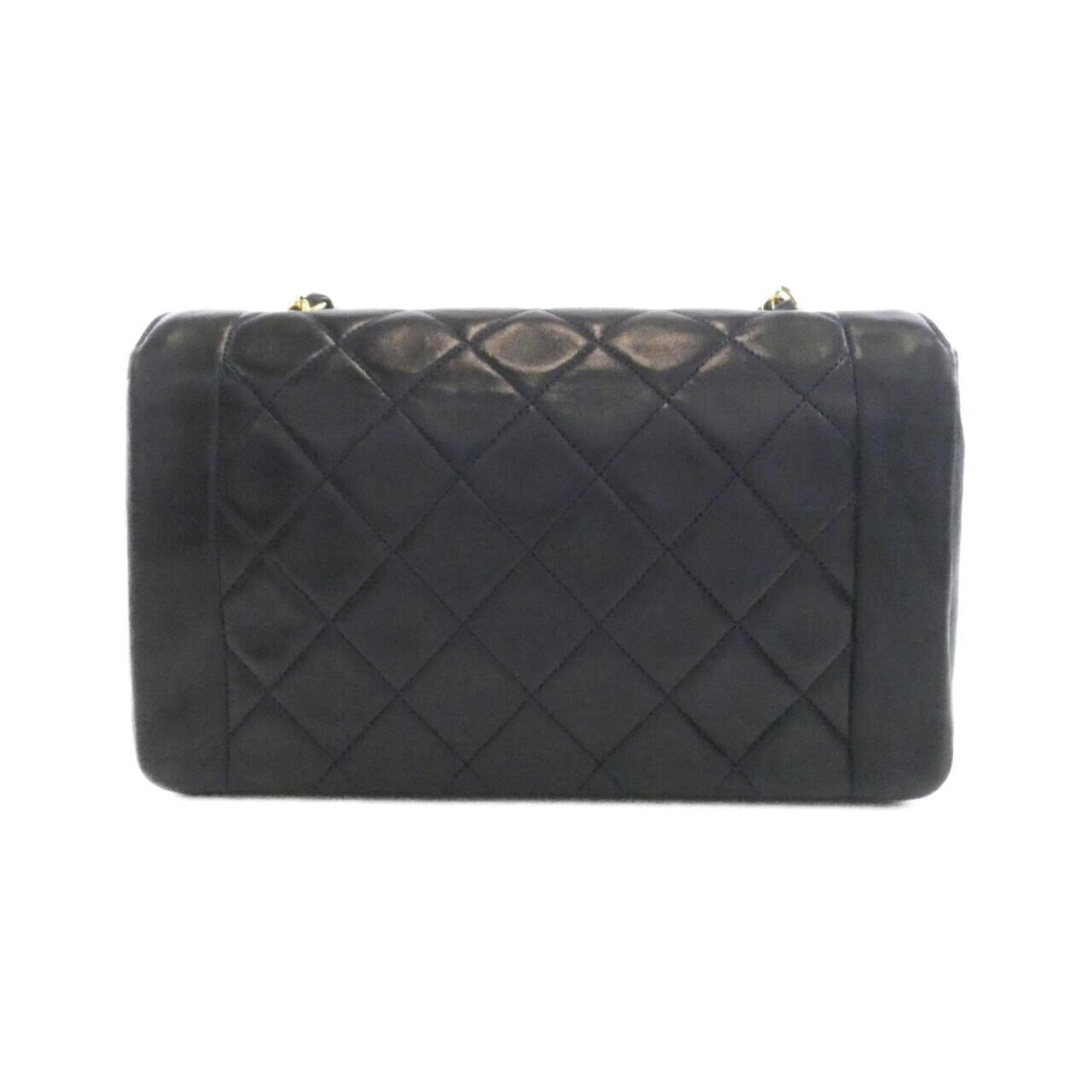 Chanel Navy Leather Shoulder Bag (Pre-Owned)