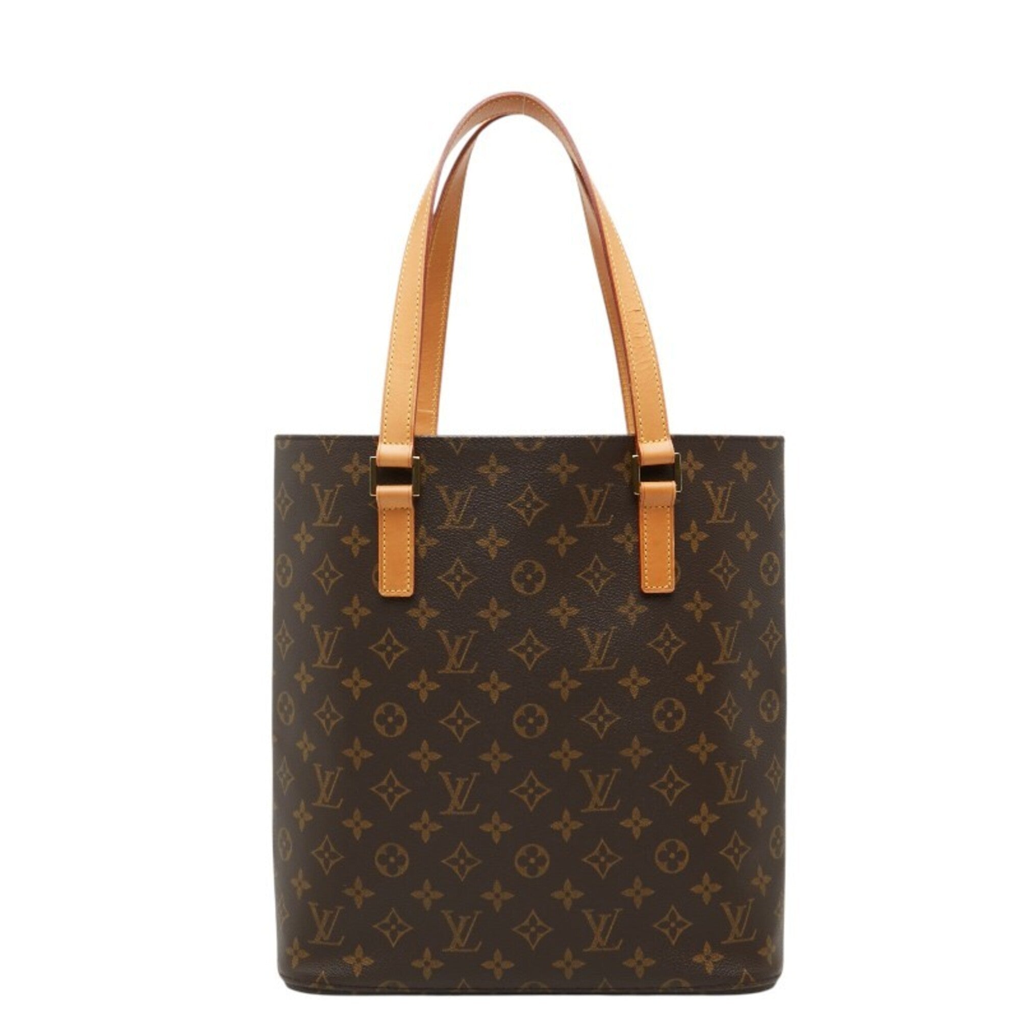 Louis Vuitton Brown Pvc Leather Tote Bag (Pre-Owned)