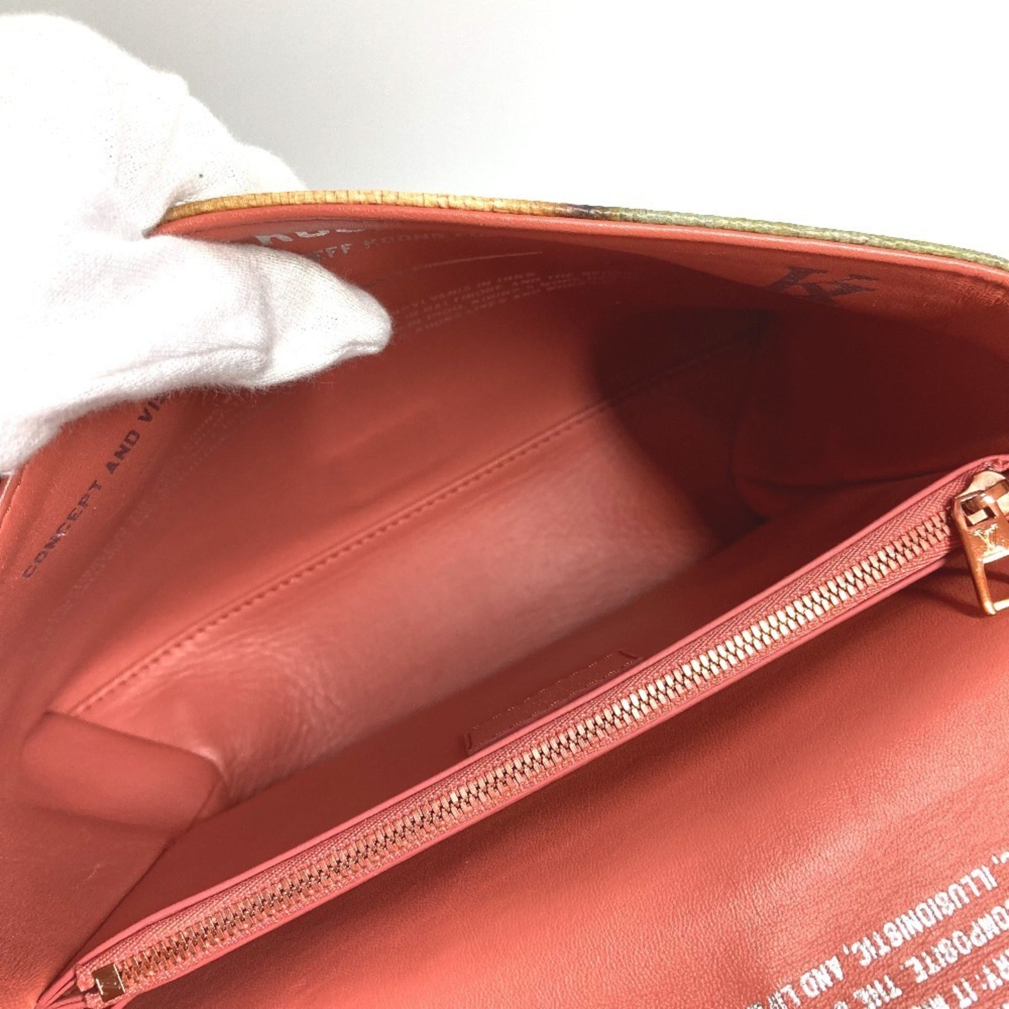 Louis Vuitton Multi-Color Pink Leather Handbag Shoulder Bag (Pre-Owned)