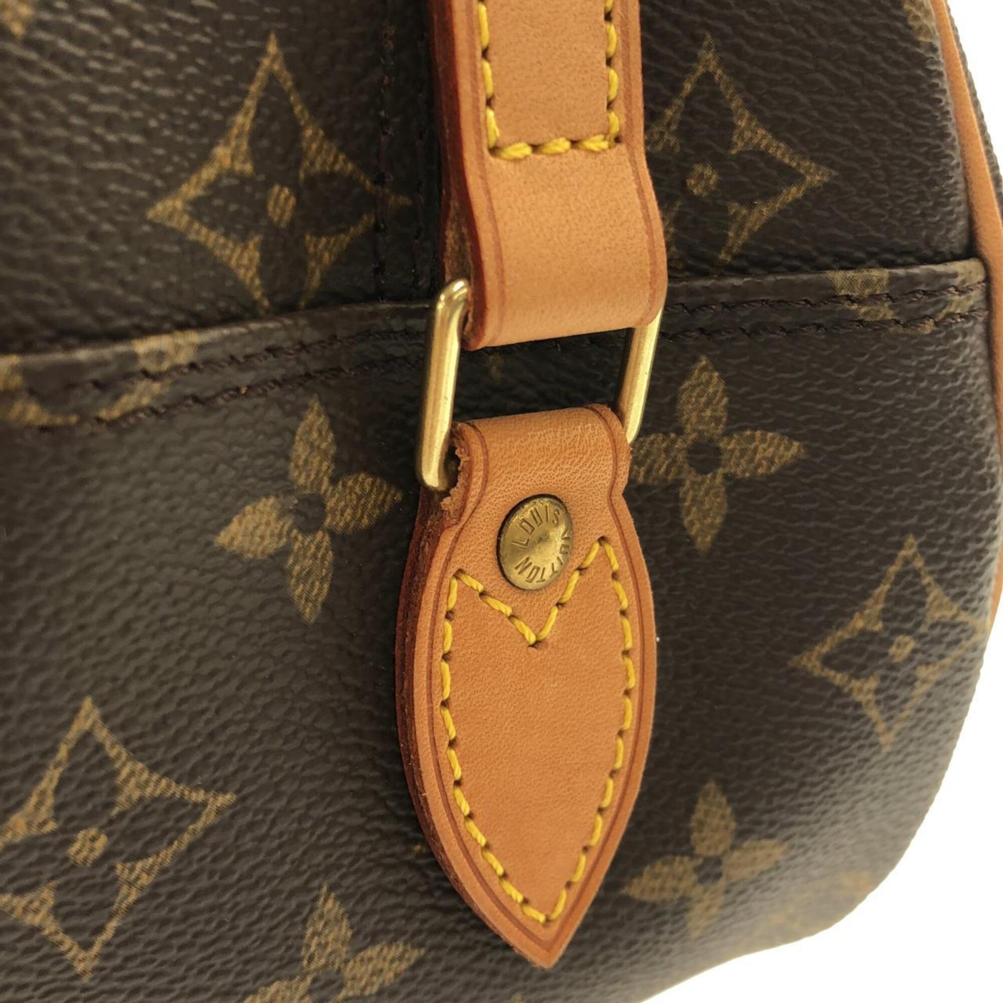 Louis Vuitton Marron Coated Canvas Shoulder Bag (Pre-Owned)