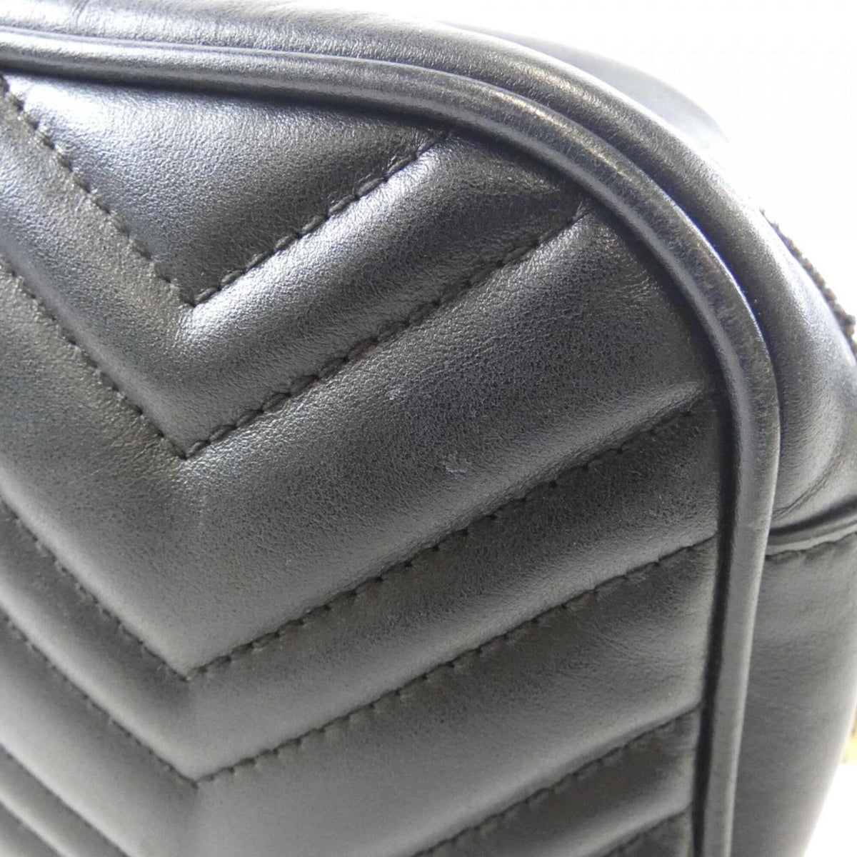 Gucci Black Quilting Leather Shoulder Bag (Pre-Owned)