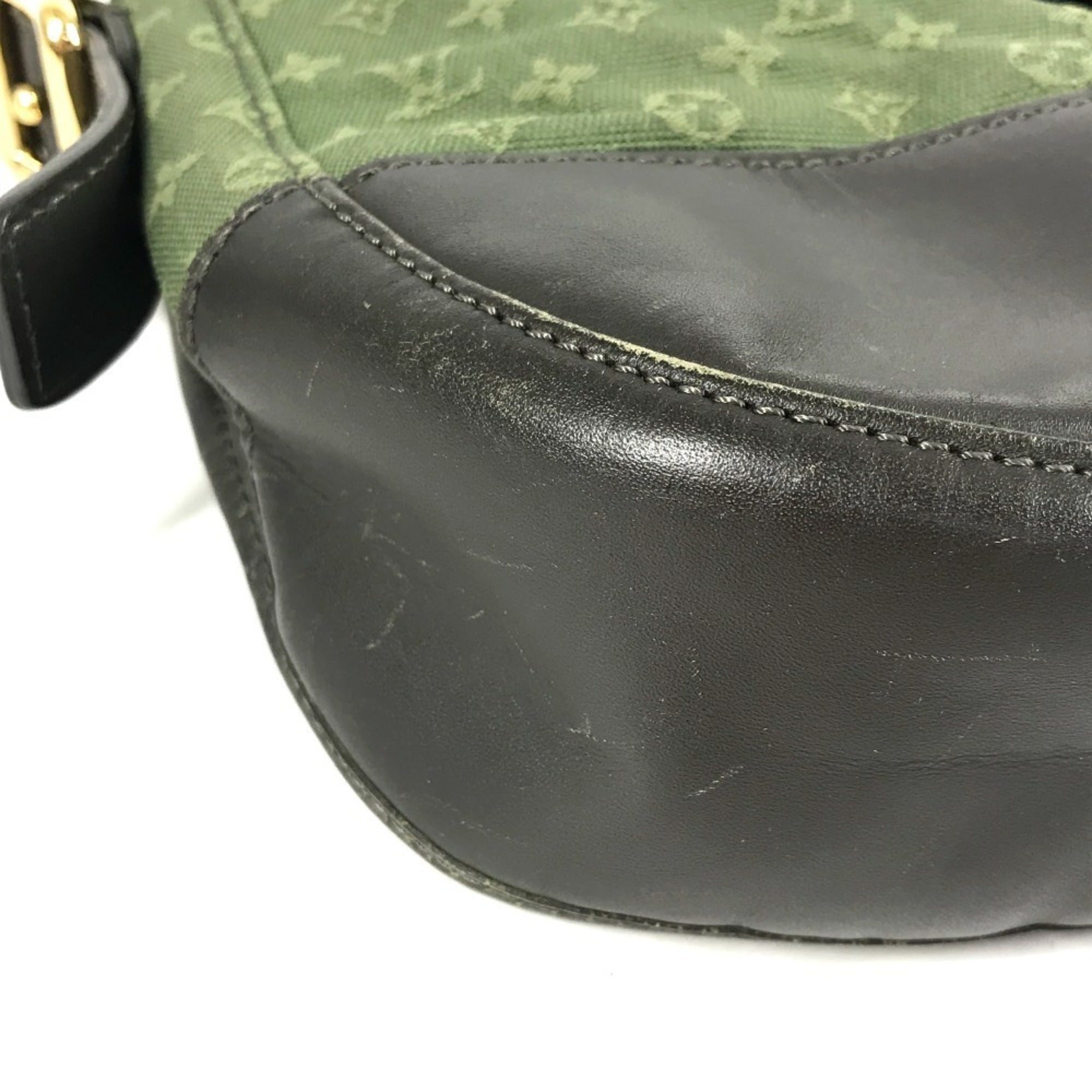 Louis Vuitton Khaki Monogram Mini Canvas Pochette Shoulder Bag (Pre-Owned)
