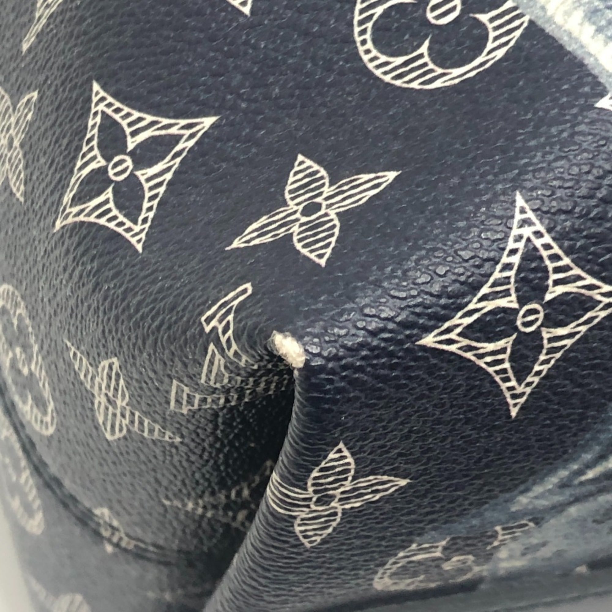 Louis Vuitton Navy Monogram Canvas Tote Bag (Pre-Owned)