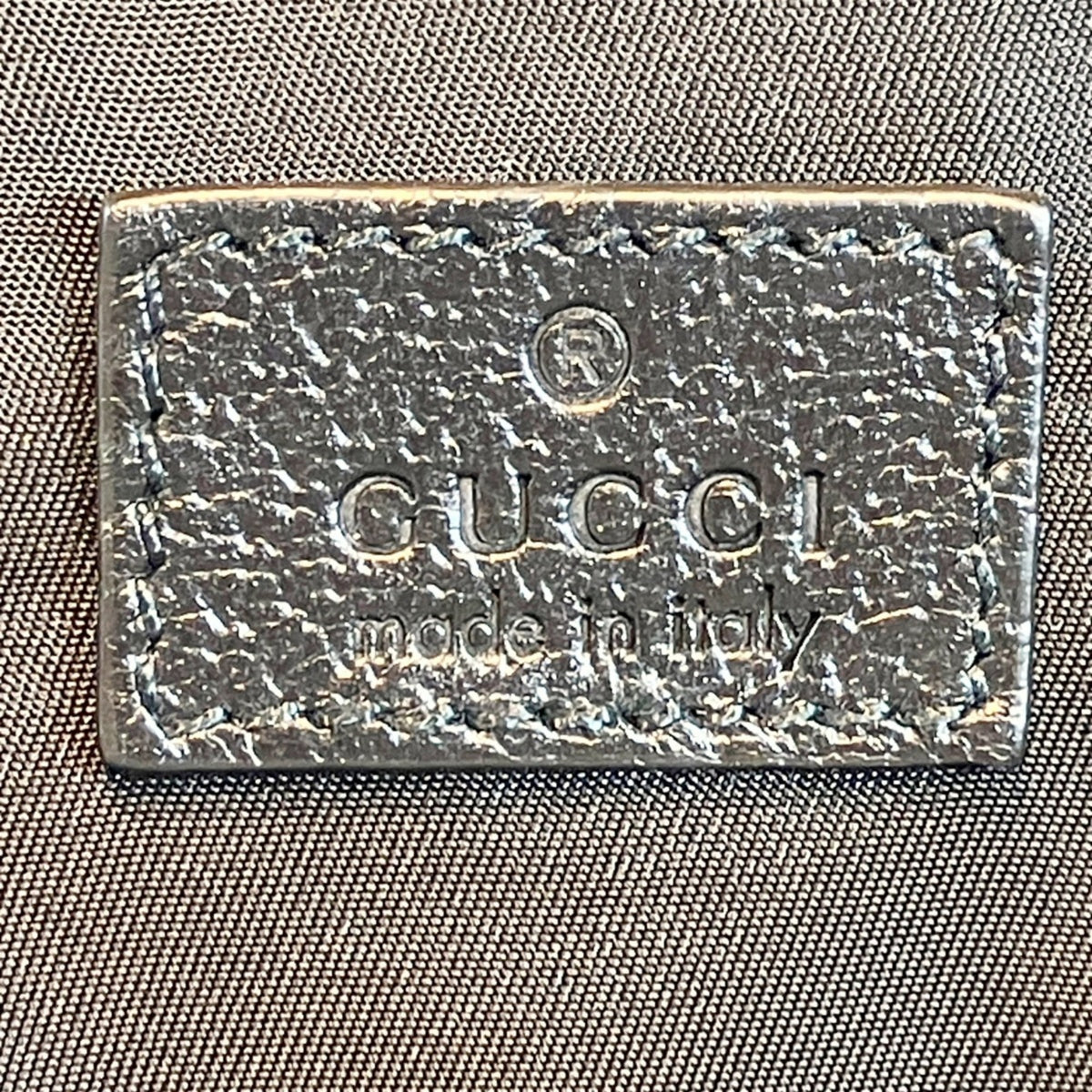 Gucci Black Pvc Canvas Handbag (Pre-Owned)