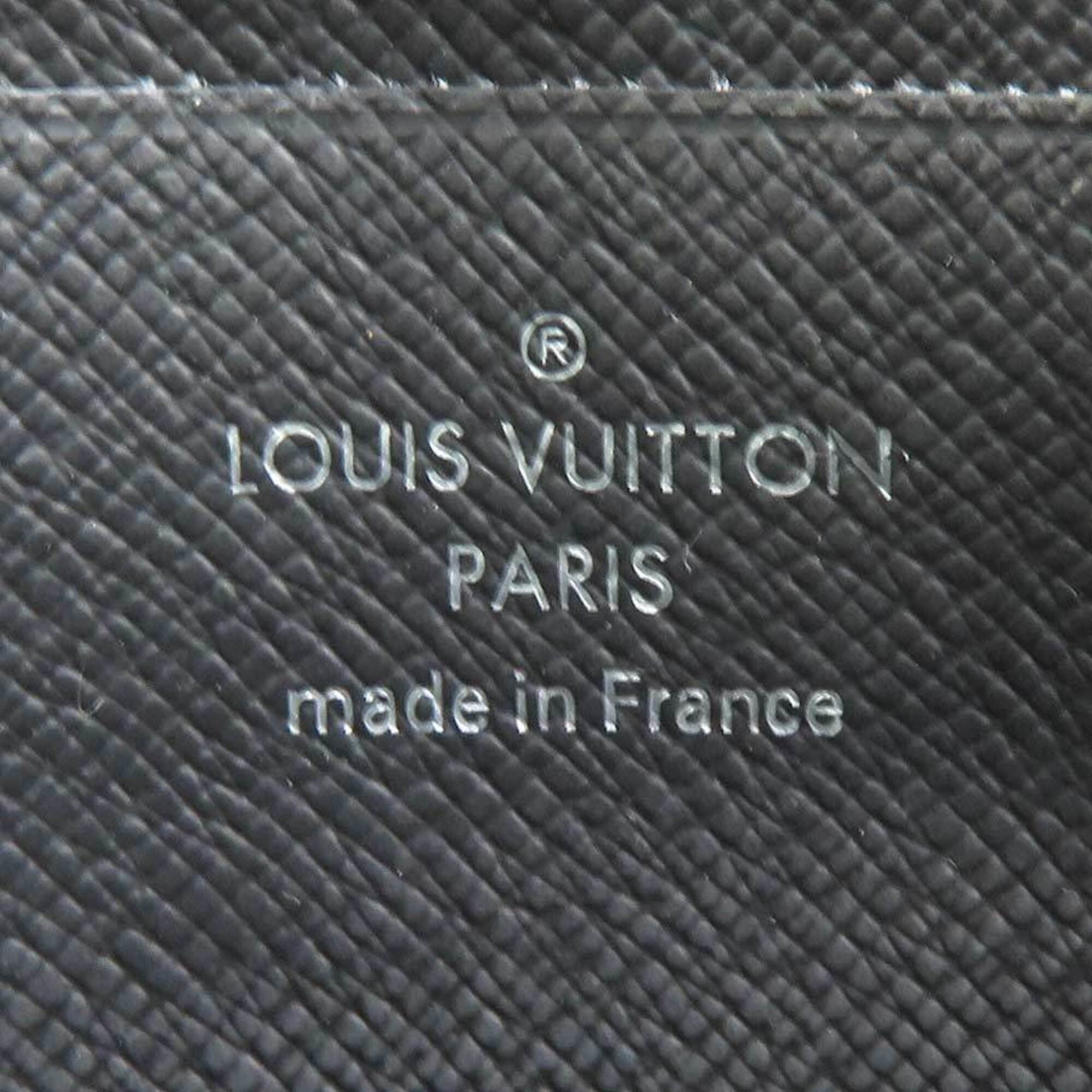 Louis Vuitton Black Gray Monogram Eclipse Monogram Eclipse Coin Purse/Coin Case (Pre-Owned)