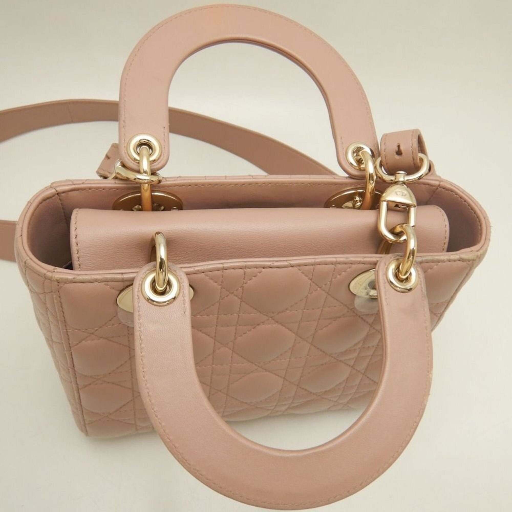 Christian Dior Pink Leather Handbag (Pre-Owned)