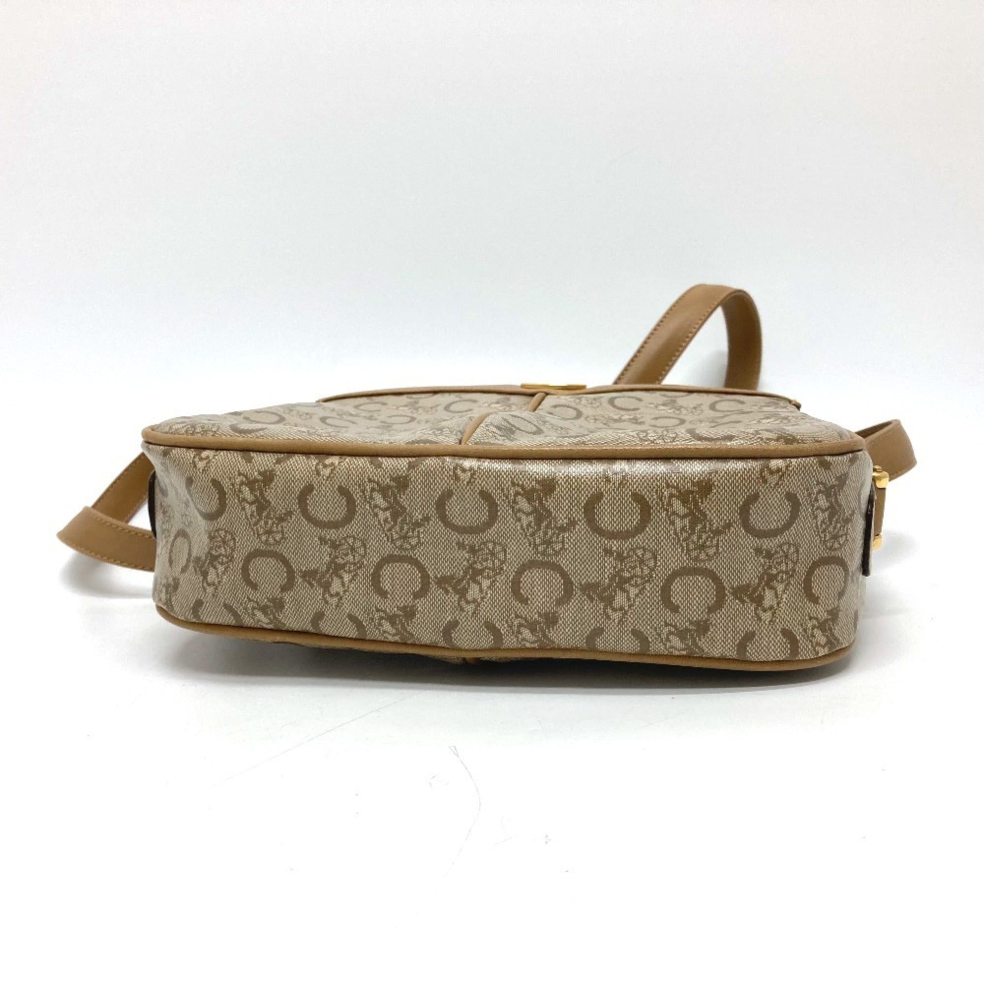Celine Macadam Beige Pvc Leather Shoulder Bag (Pre-Owned)