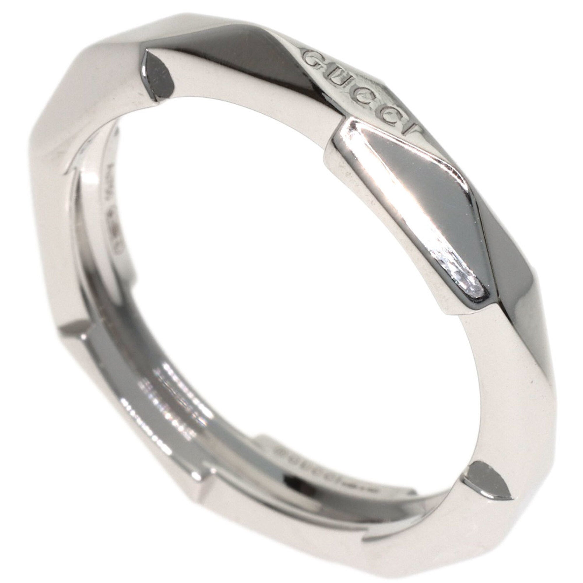 Gucci White Gold (18K) Band Ring (Pre-Owned)