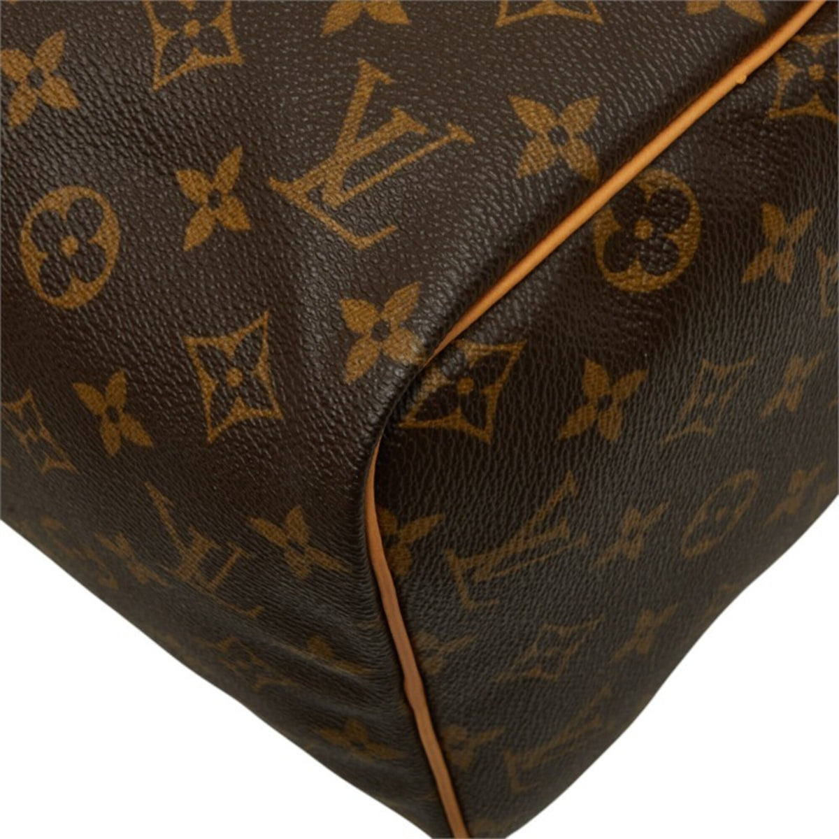 Louis Vuitton Monogram Brown Pvc Leather Boston Bag Handbag (Pre-Owned)