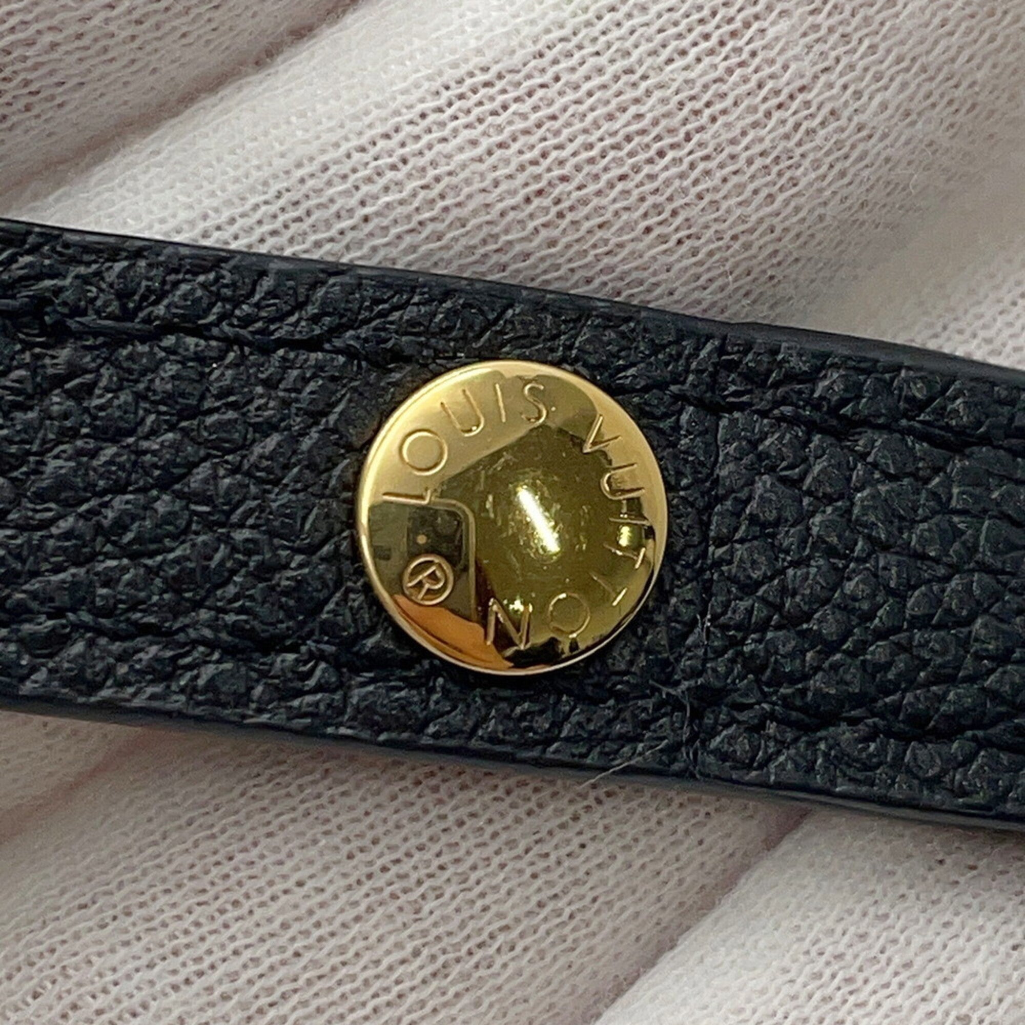 Louis Vuitton Monogram Empreinte Black Noir Monogram Empreinte Handbag Pochette Shoulder Bag (Pre-Owned)
