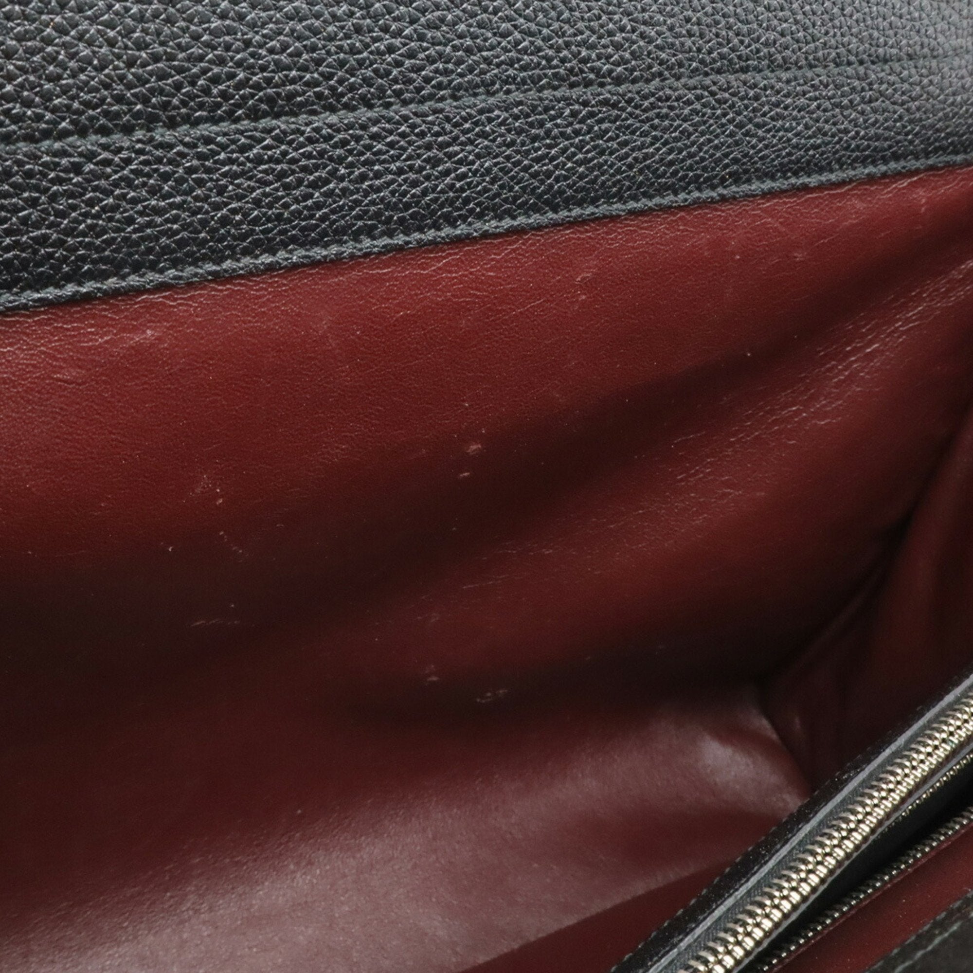 Gucci Black Leather Handbag Shoulder Bag (Pre-Owned)