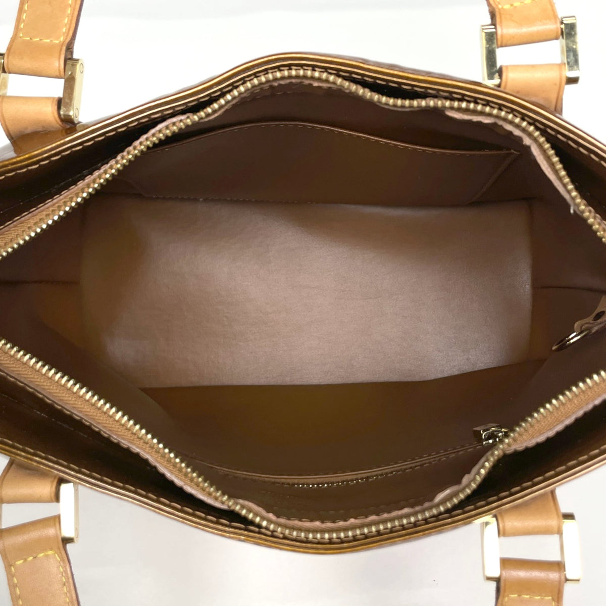 Louis Vuitton Bronze Monogram Vernis Tote Bag (Pre-Owned)