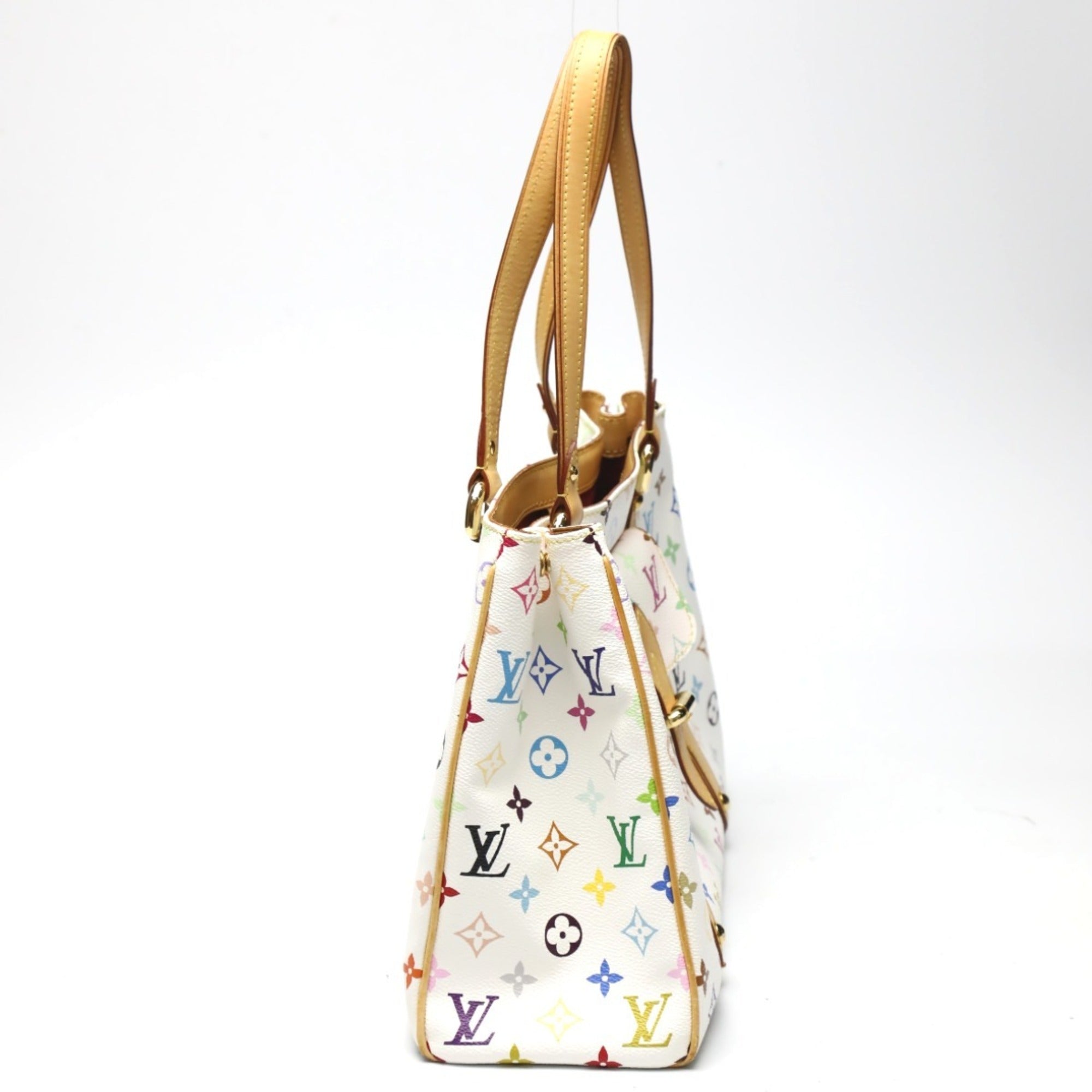 Louis Vuitton Blanc Multi-Color Monogram Multicolore Handbag (Pre-Owned)