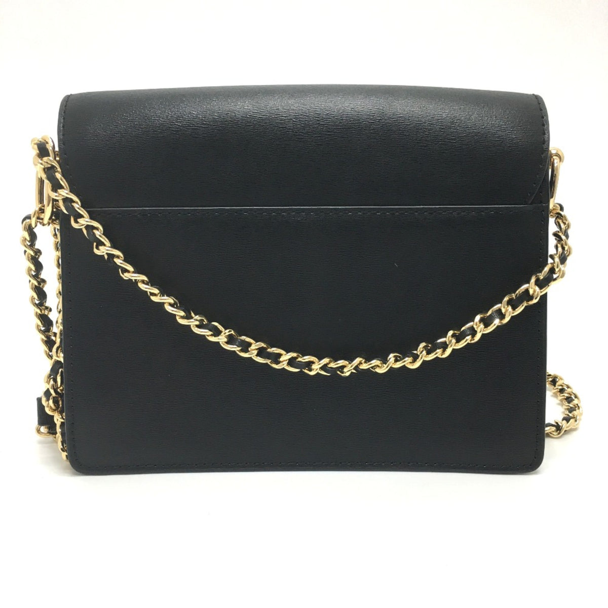 Tory Burch Black Leather Shoulder Bag (Pre-Owned)
