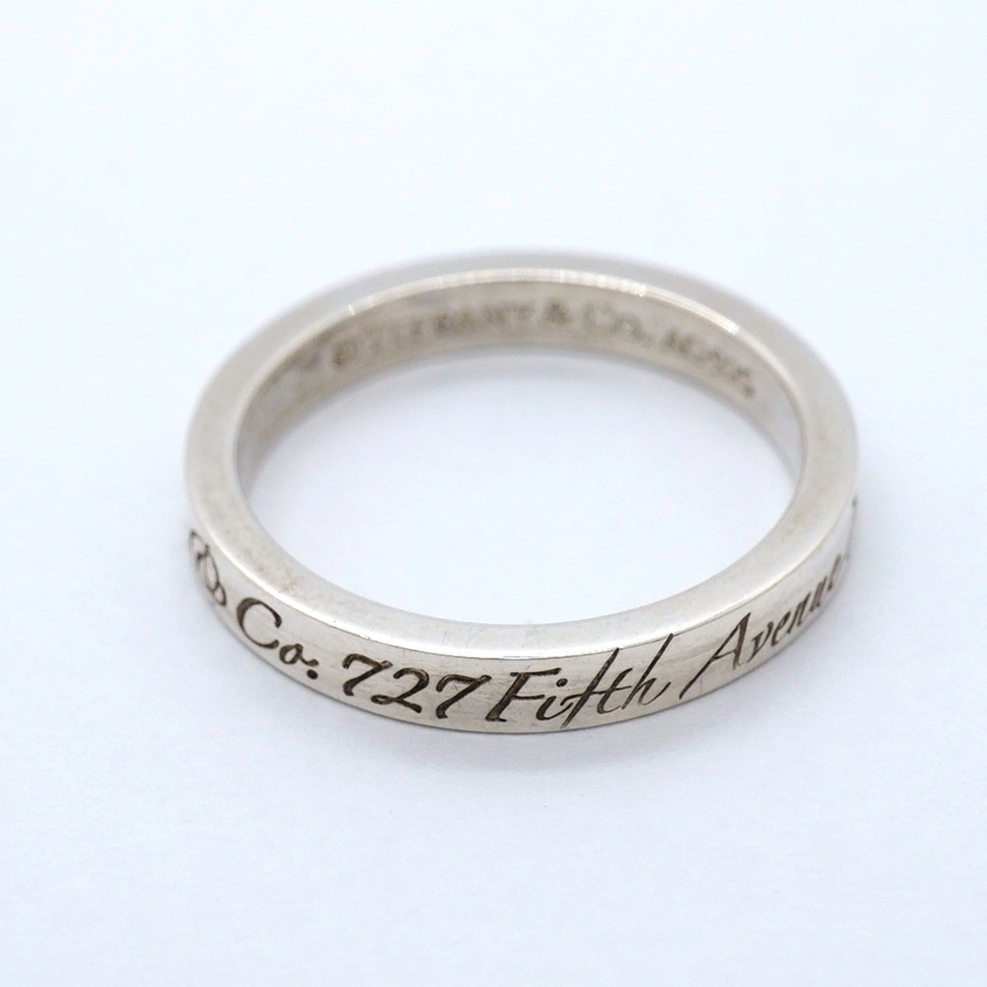 Tiffany Silver 925 Band Ring (Pre-Owned)