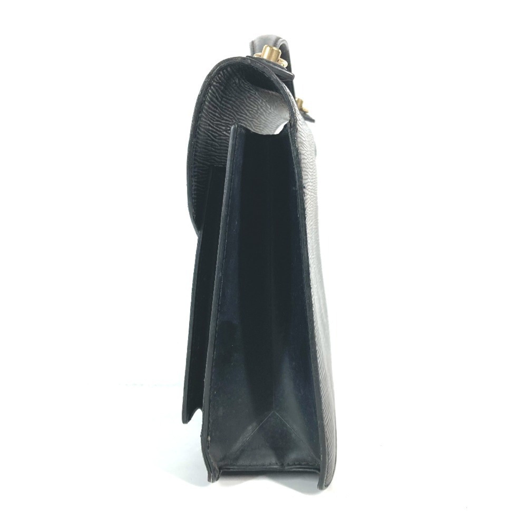 Louis Vuitton Black Noir Epi Leather Handbag (Pre-Owned)