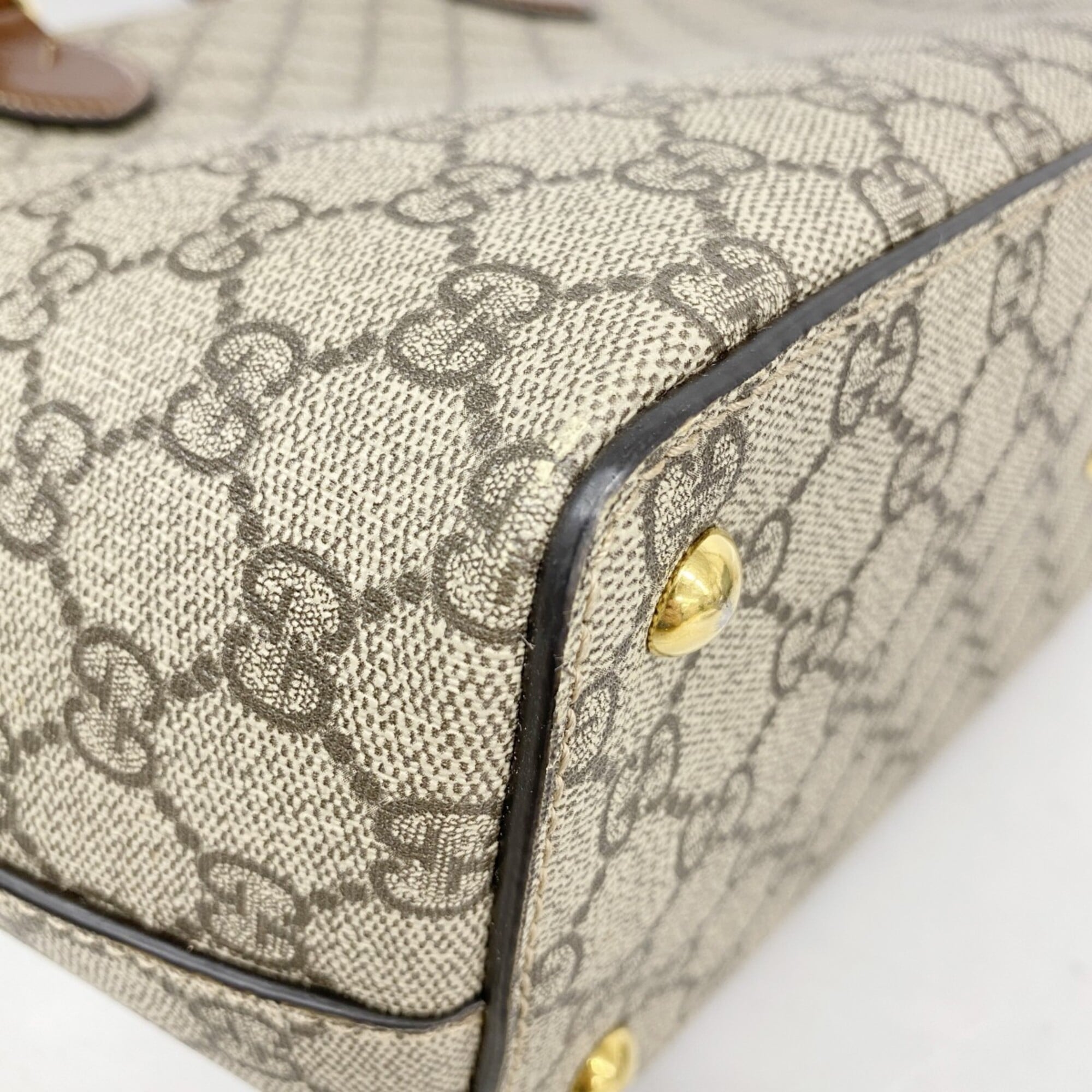 Gucci Brown Pvc Tote Bag (Pre-Owned)