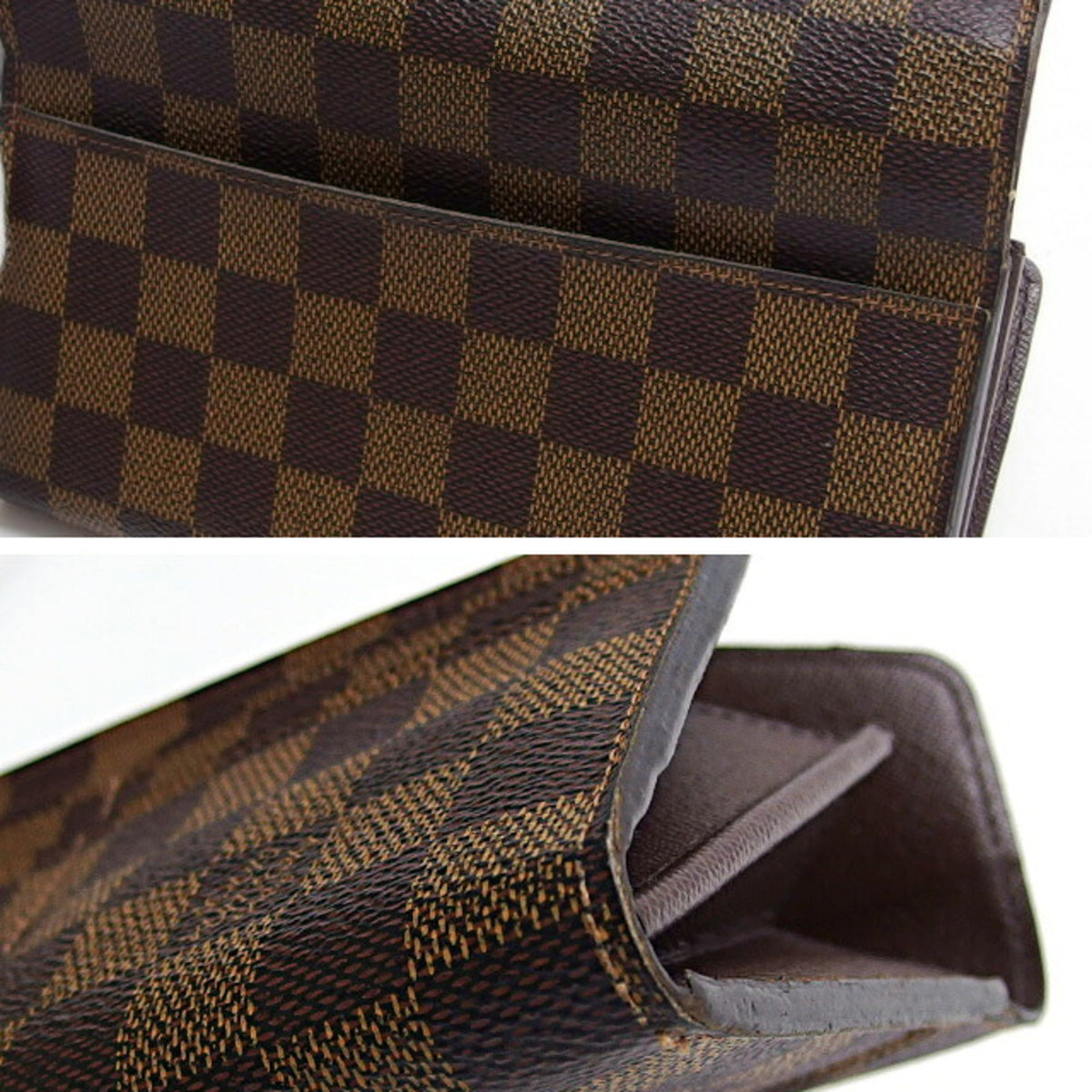 Louis Vuitton Damier Damier Canvas Long Wallet (Bi-Fold) (Pre-Owned)