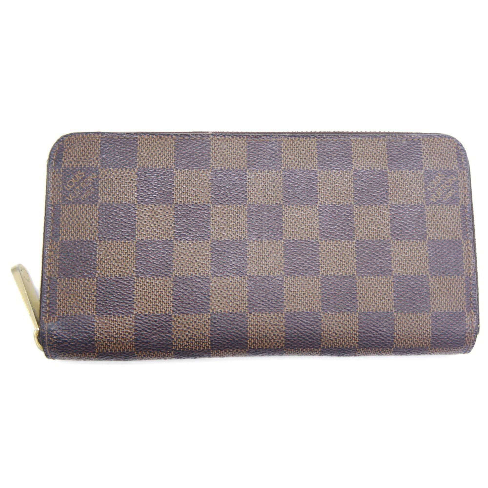 Louis Vuitton Brown Damier Canvas Long Wallet (Bi-Fold) (Pre-Owned)