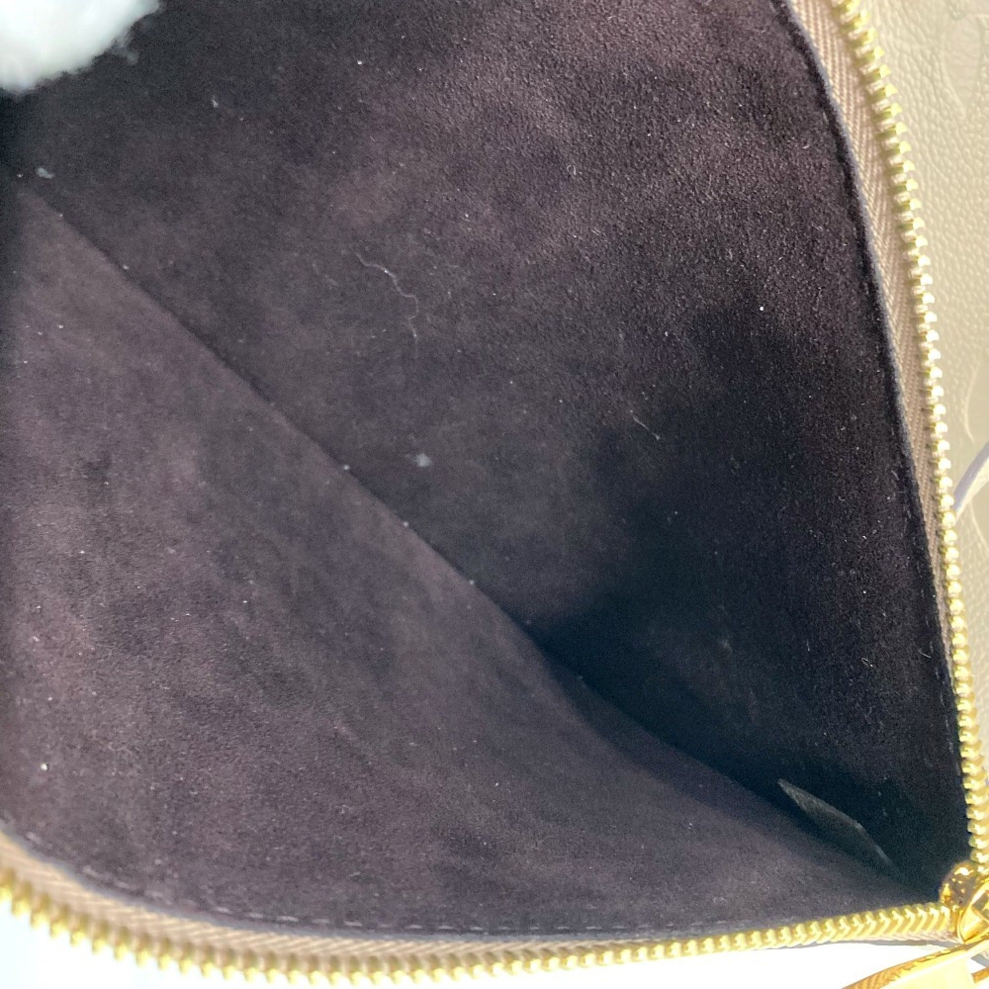 Louis Vuitton Grayish Monogram Empreinte Shoulder Bag Tote Bag (Pre-Owned)