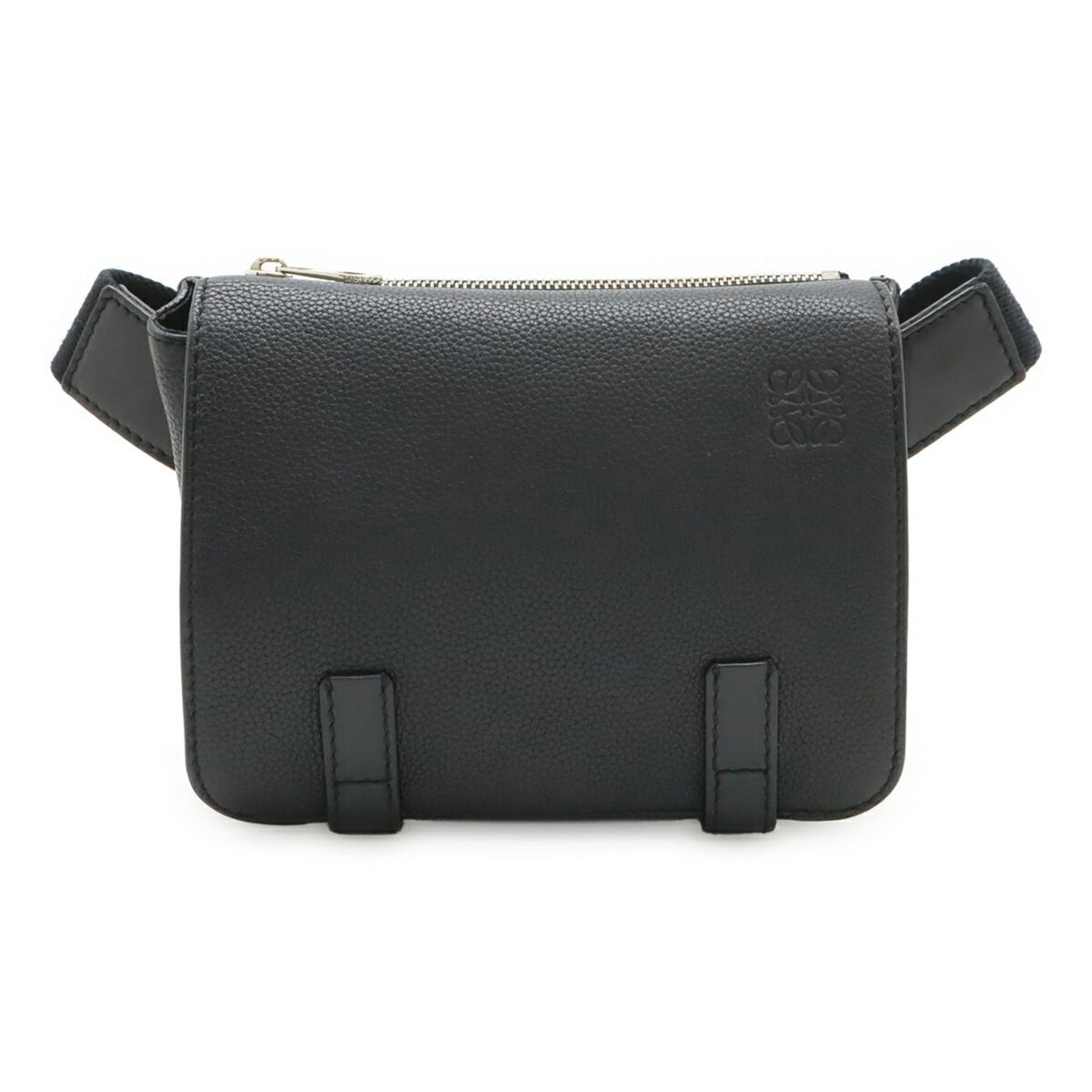 Loewe Black Leather Shoulder Bag Sling Bag (Pre-Owned)