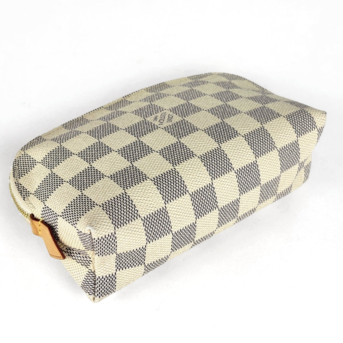 Louis Vuitton White Damier Azur Pochette Pouch (Pre-Owned)
