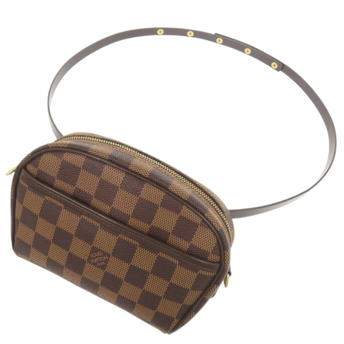 Louis Vuitton Damier Brown Damier Canvas Pochette Shoulder Bag (Pre-Owned)