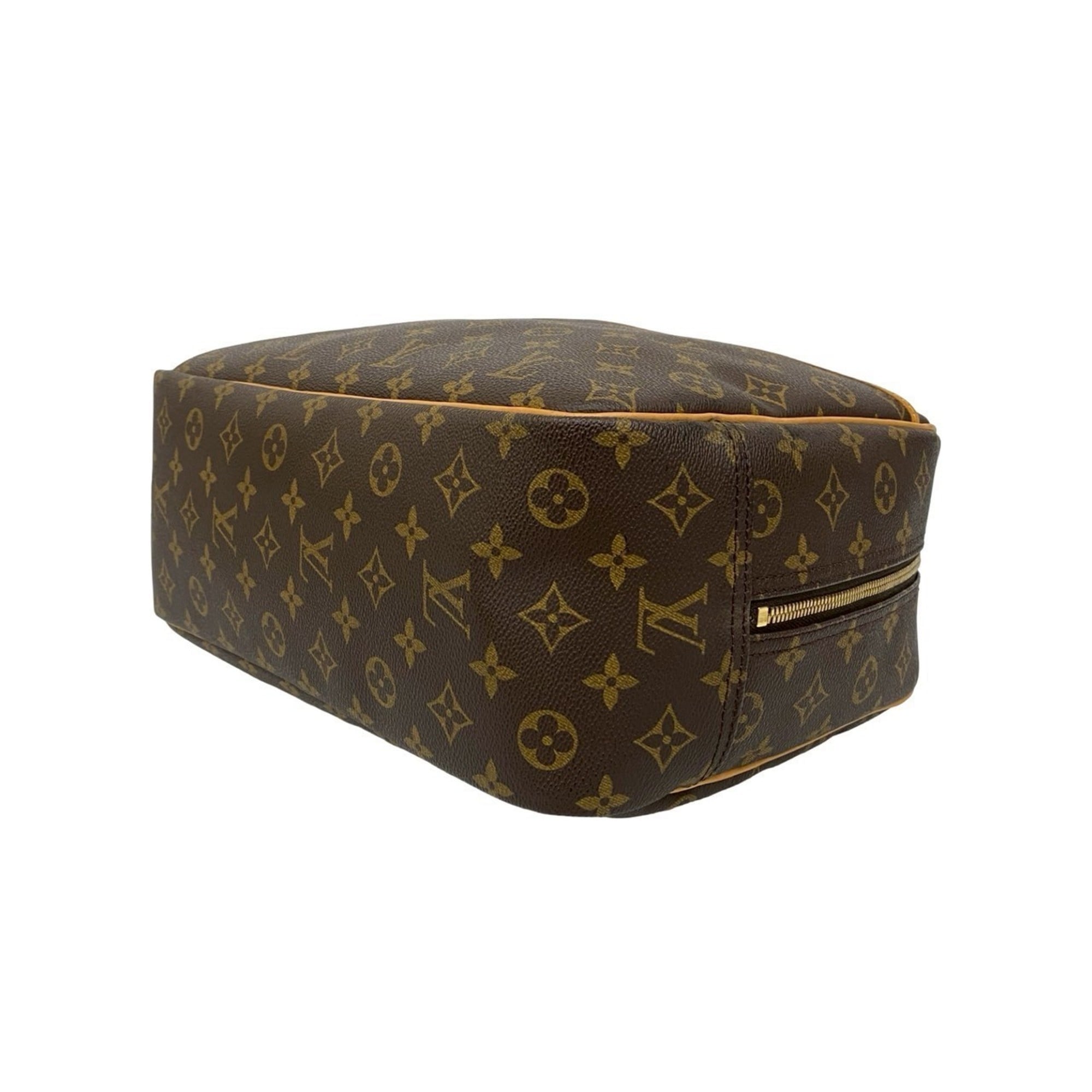 Louis Vuitton Brown Leather Pvc Boston Bag Handbag (Pre-Owned)