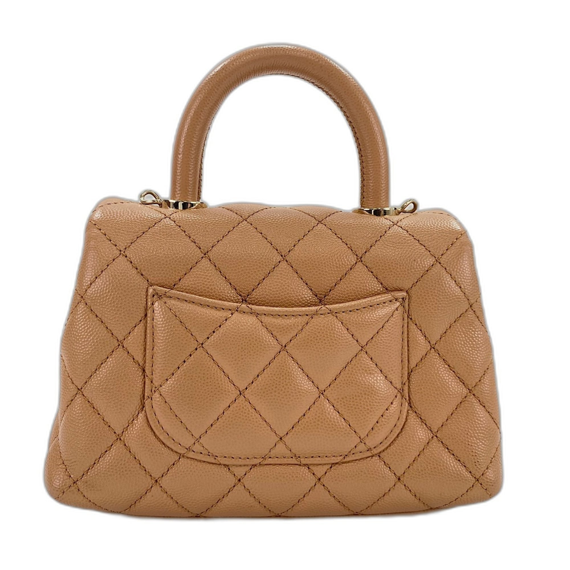 Chanel Matelasse Brown Handbag (Pre-Owned)