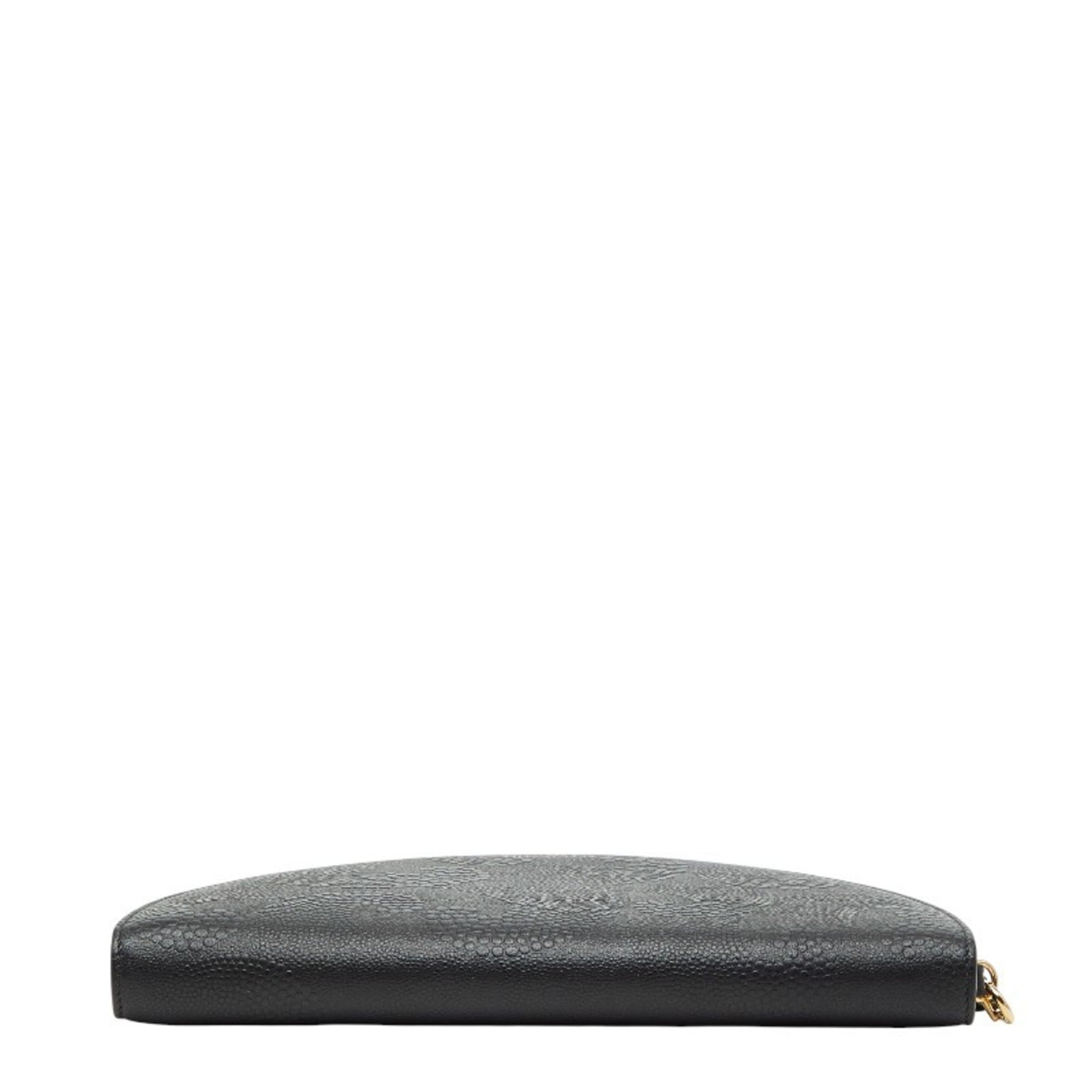 Tiffany Black Leather Long Wallet (Bi-Fold) (Pre-Owned)