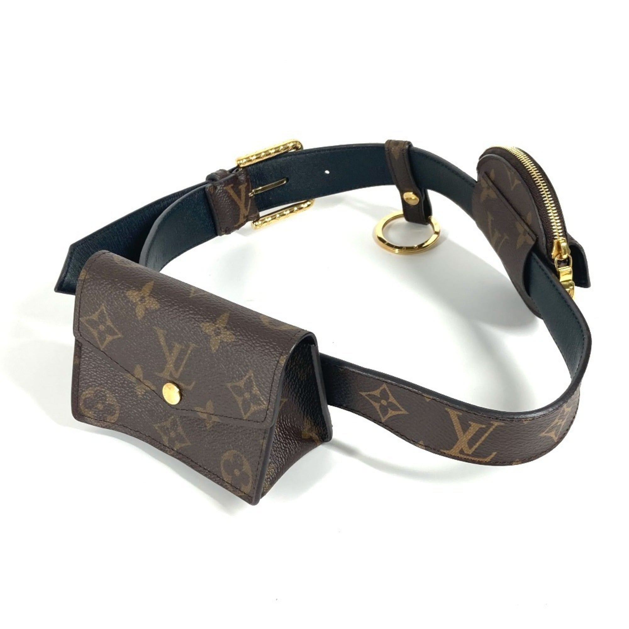 Louis Vuitton Brown Monogram Canvas Pouch Sling Bag (Pre-Owned)