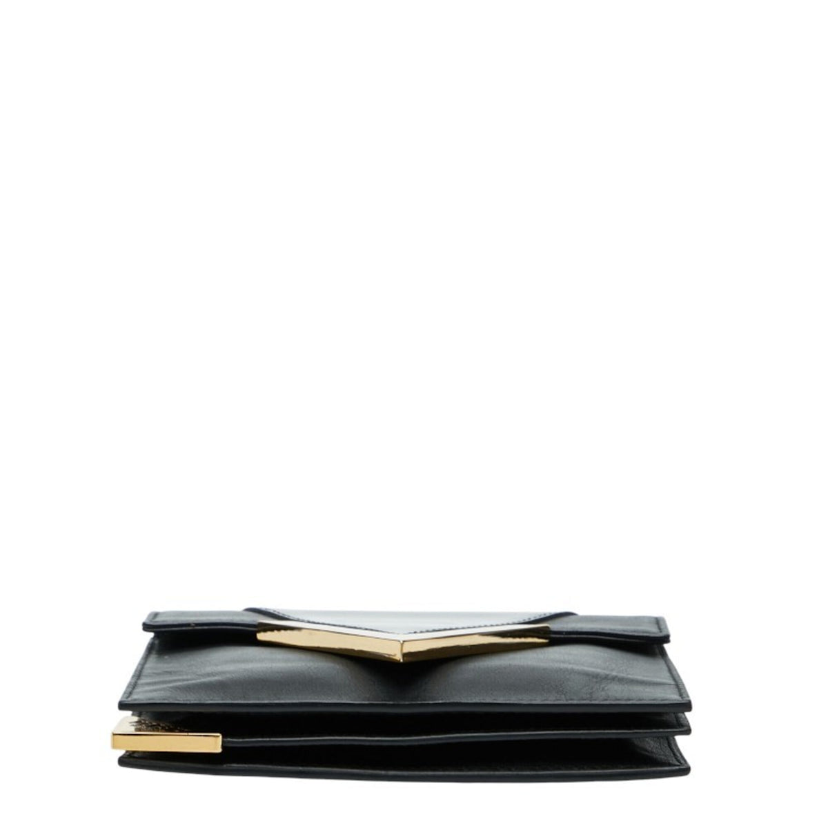 Versace Black Leather Clutch Bag (Pre-Owned)