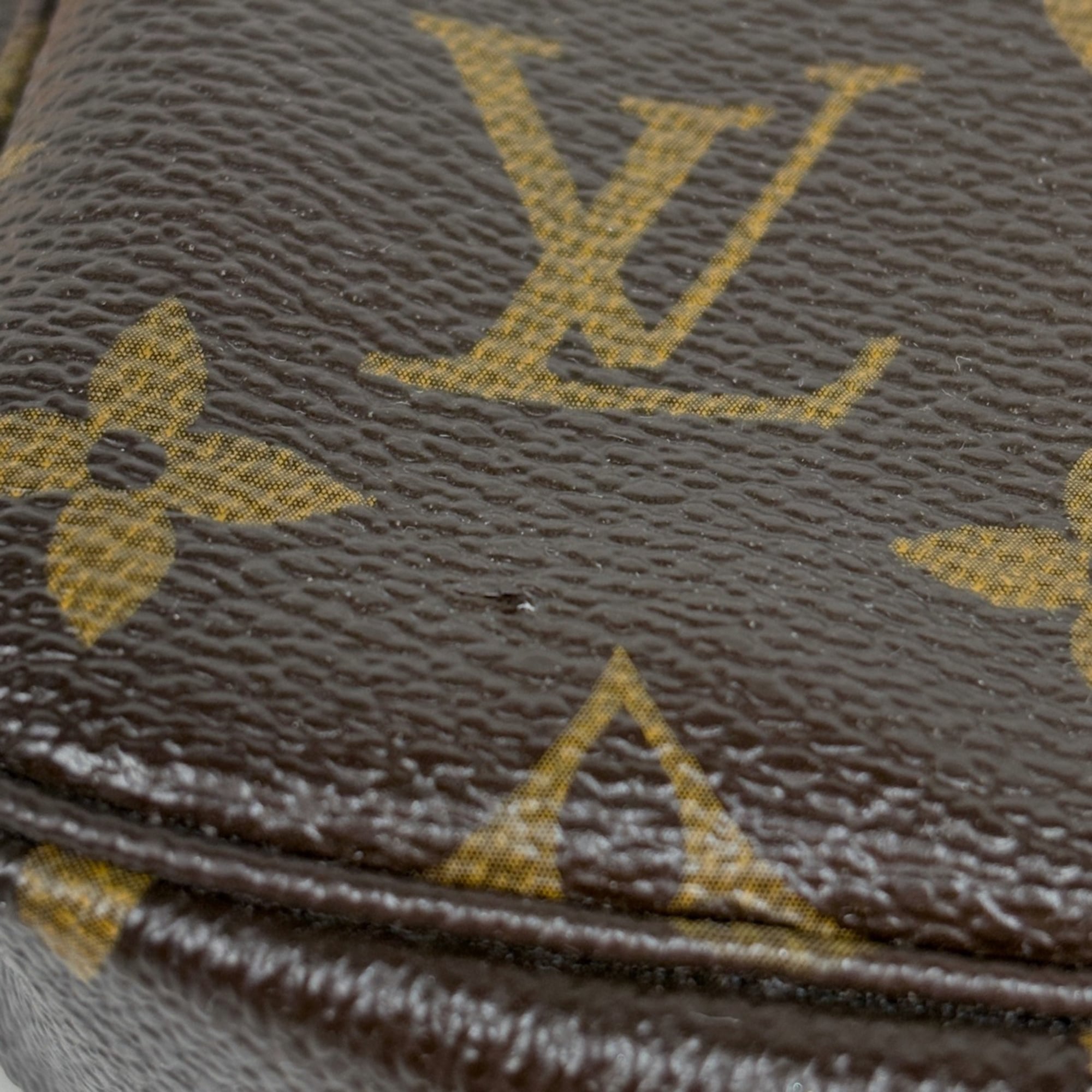 Louis Vuitton Brown Monogram Pochette Pouch (Pre-Owned)