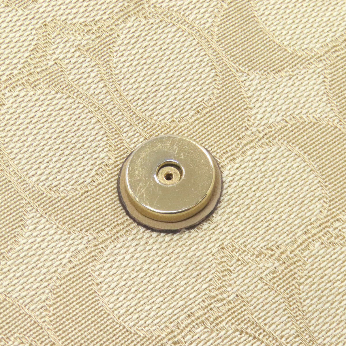 Coach Signature Beige White Canvas Leather Shoulder Bag (Pre-Owned)