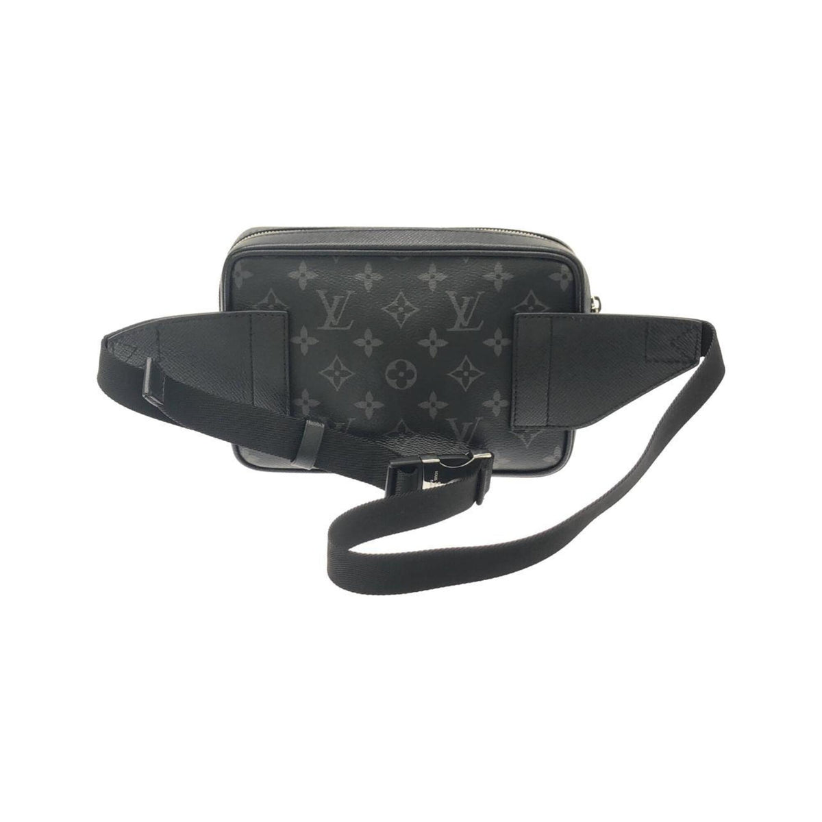 Louis Vuitton Black Coated Canvas Shoulder Bag (Pre-Owned)
