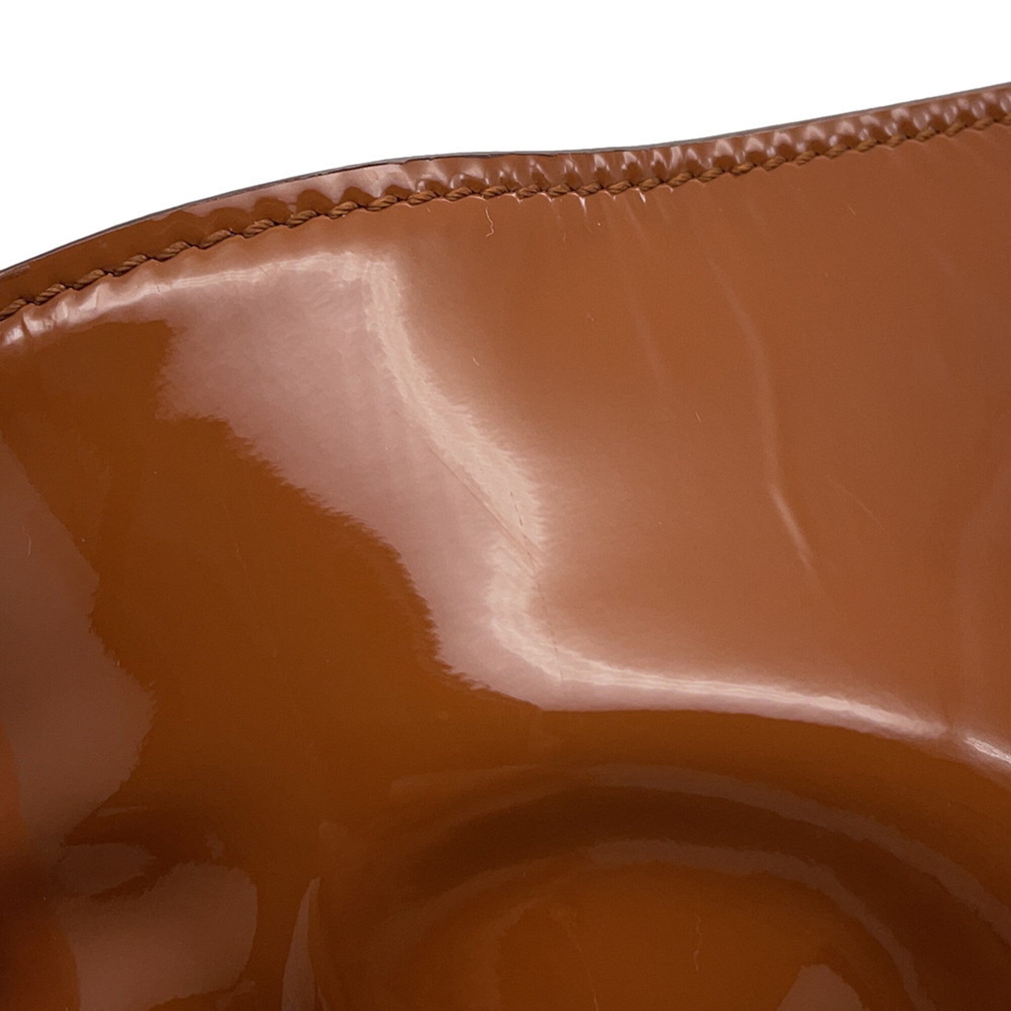 Tod's Brown Patent Leather Tote Bag (Pre-Owned)