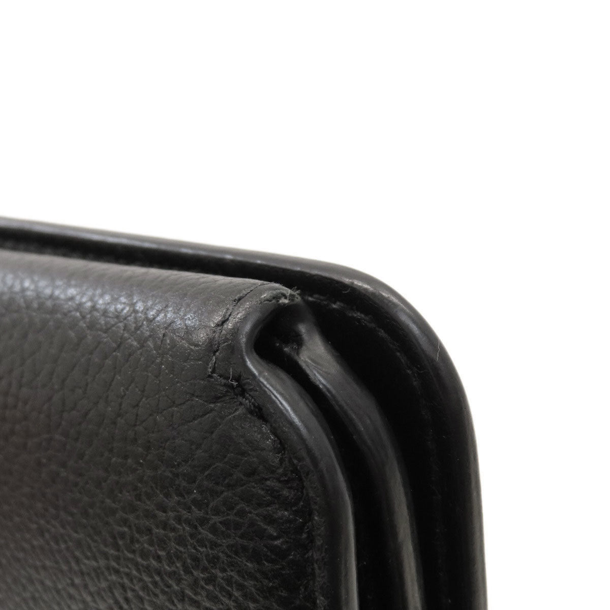 Balenciaga Black Leather Long Wallet (Bi-Fold) (Pre-Owned)