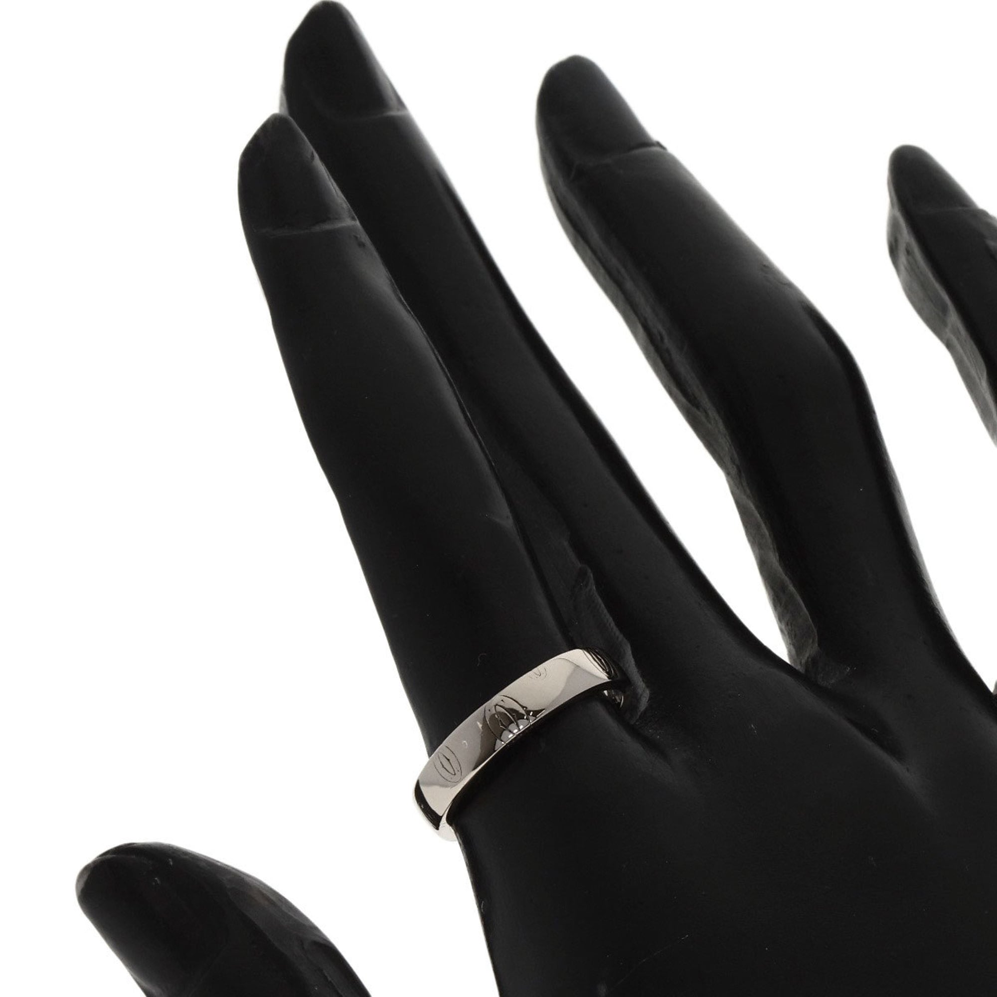 Cartier Happy Birthday White Gold (18K) Band Ring (Pre-Owned)
