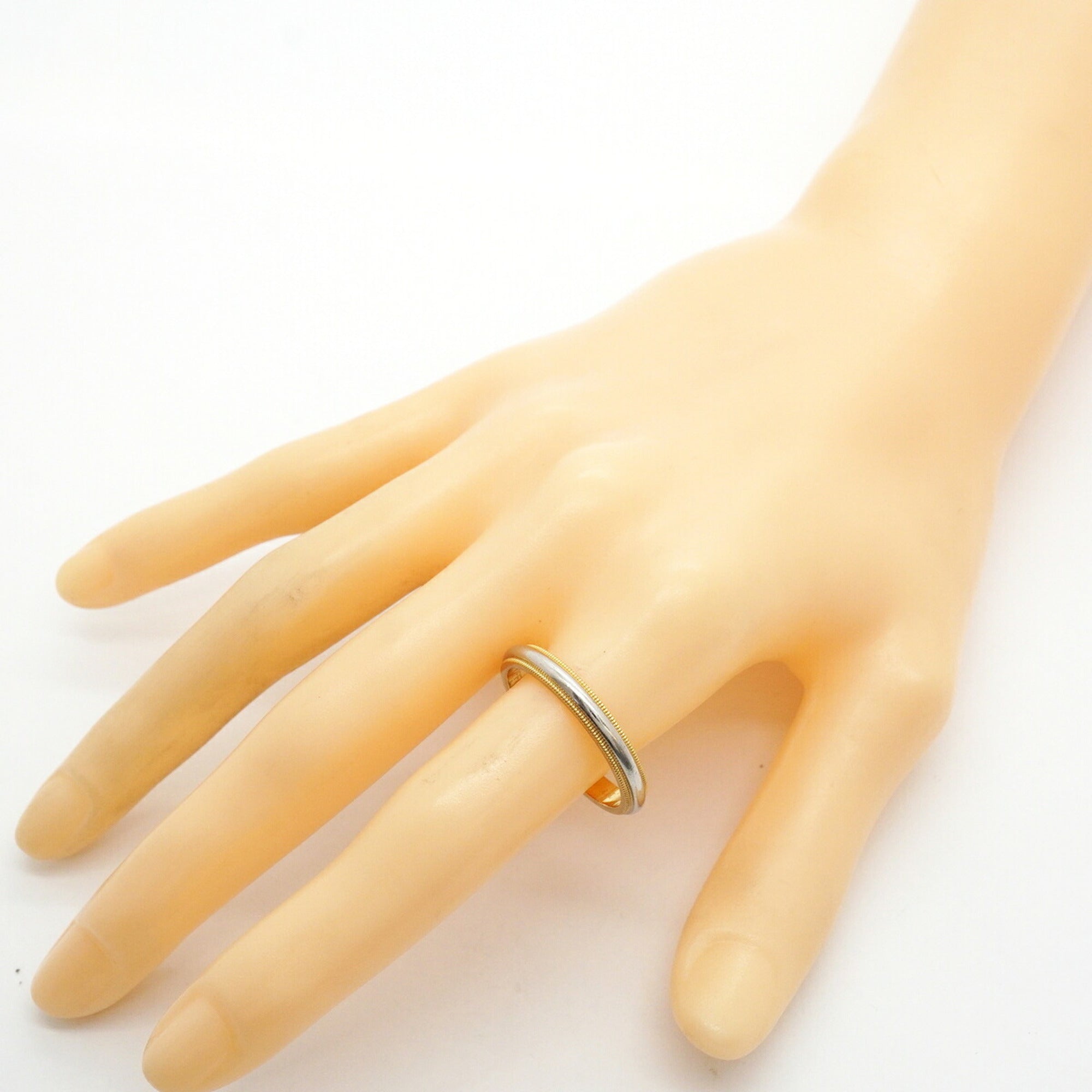 Tiffany Yellow Gold (18K) Platinum 950 Band Ring (Pre-Owned)