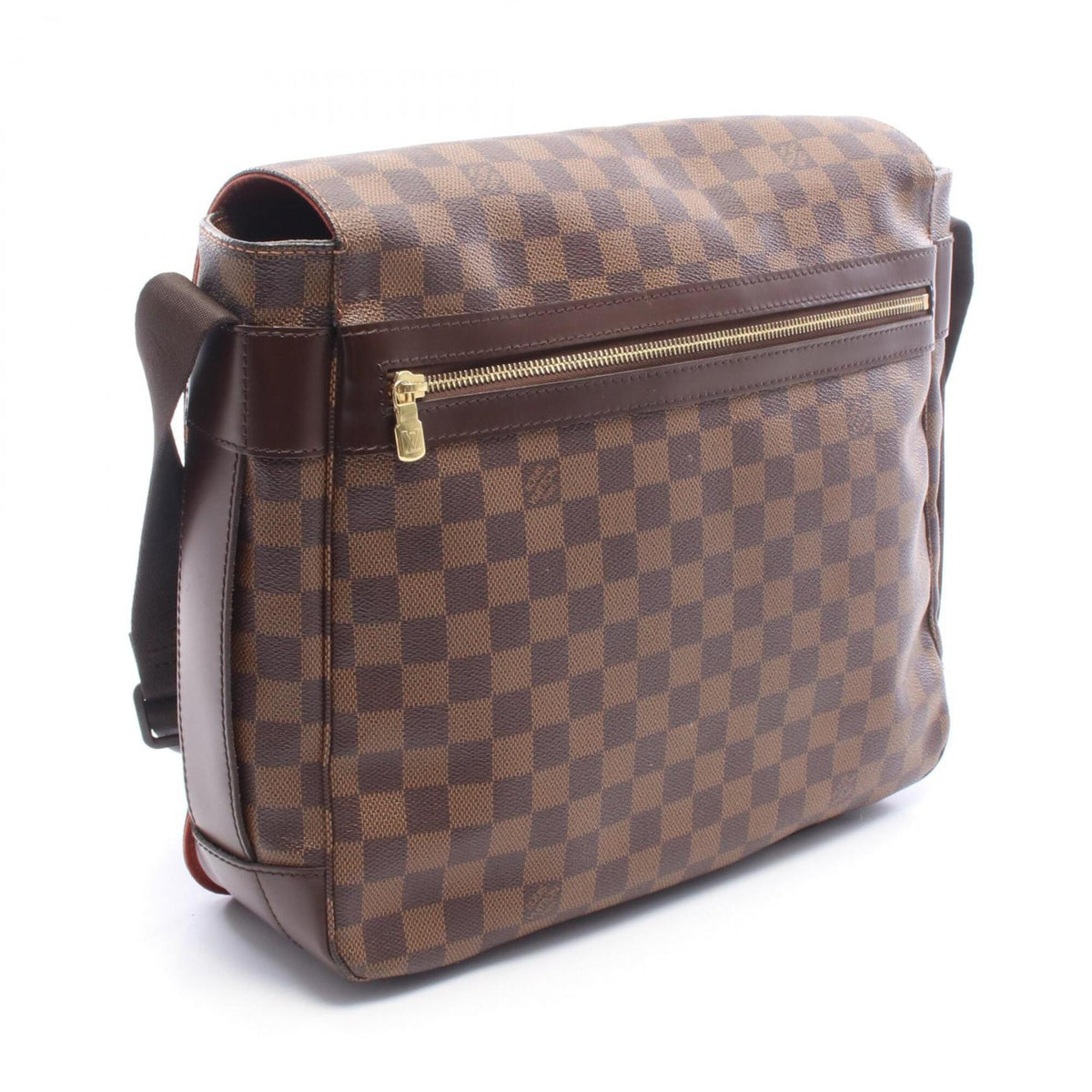 Louis Vuitton Brown Damier Canvas Coated Canvas Leather Handbag Shoulder Bag (Pre-Owned)