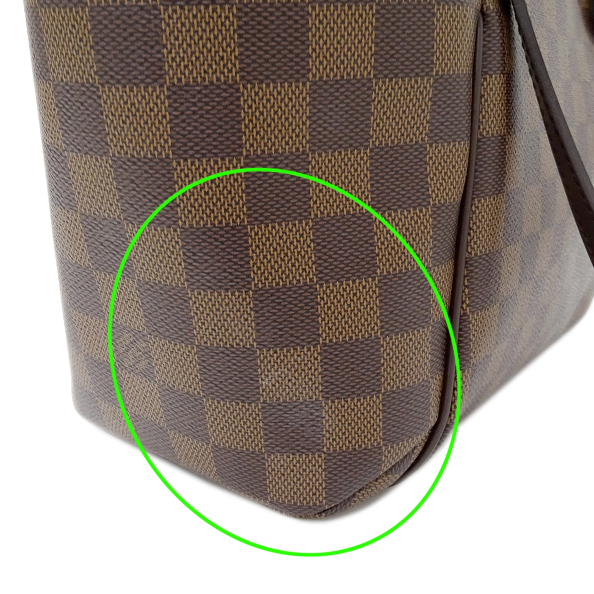 Louis Vuitton Brown Damier Canvas Damier Canvas Handbag Tote Bag (Pre-Owned)