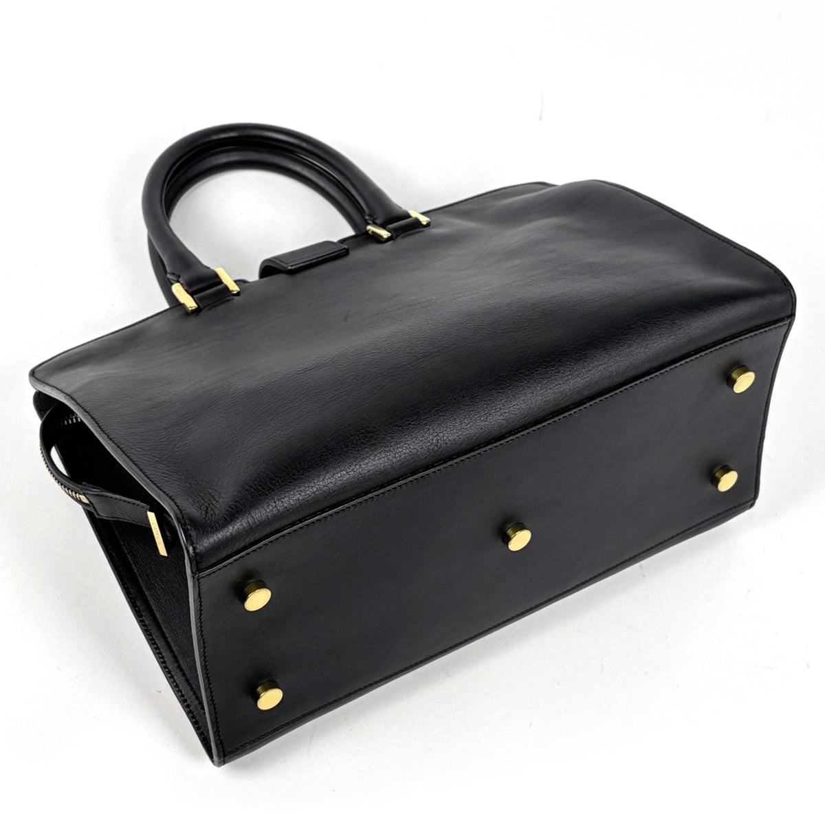Yves Saint Laurent Black Leather Handbag (Pre-Owned)