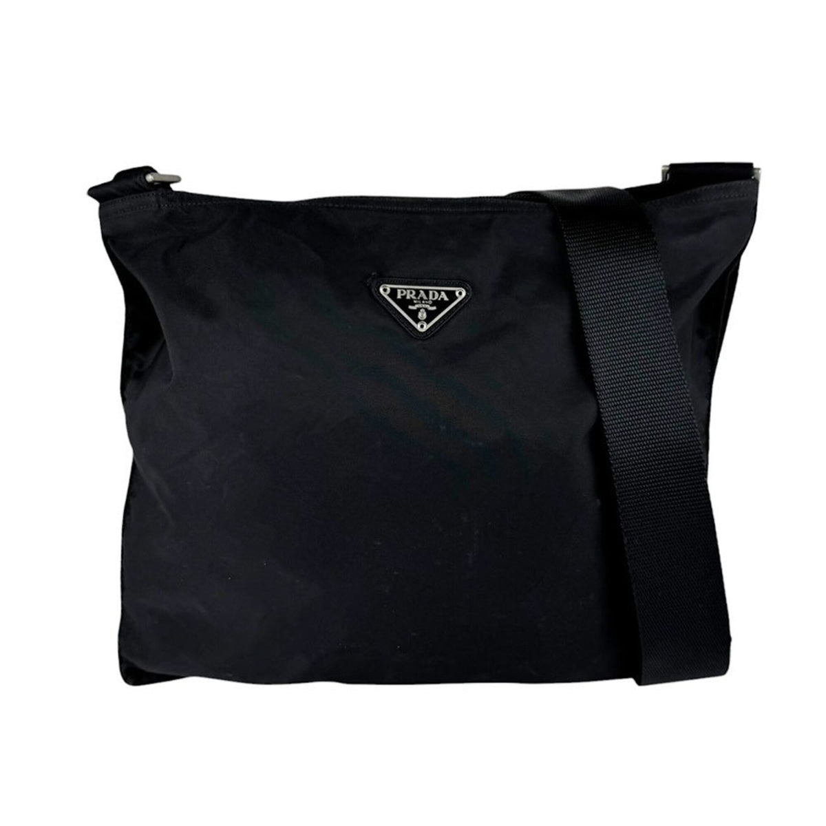Prada Black Nylon Shoulder Bag (Pre-Owned)