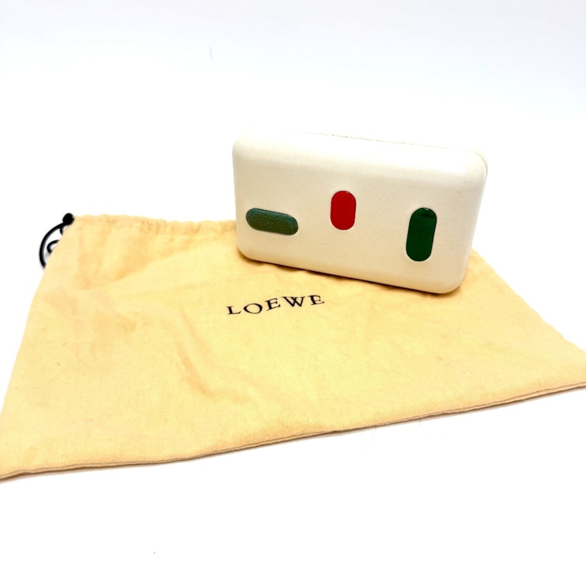 Loewe Brown Leather Clutch Bag Pouch (Pre-Owned)
