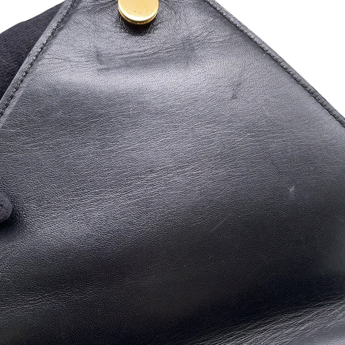 Bottega Veneta Black Leather Handbag Shoulder Bag (Pre-Owned)