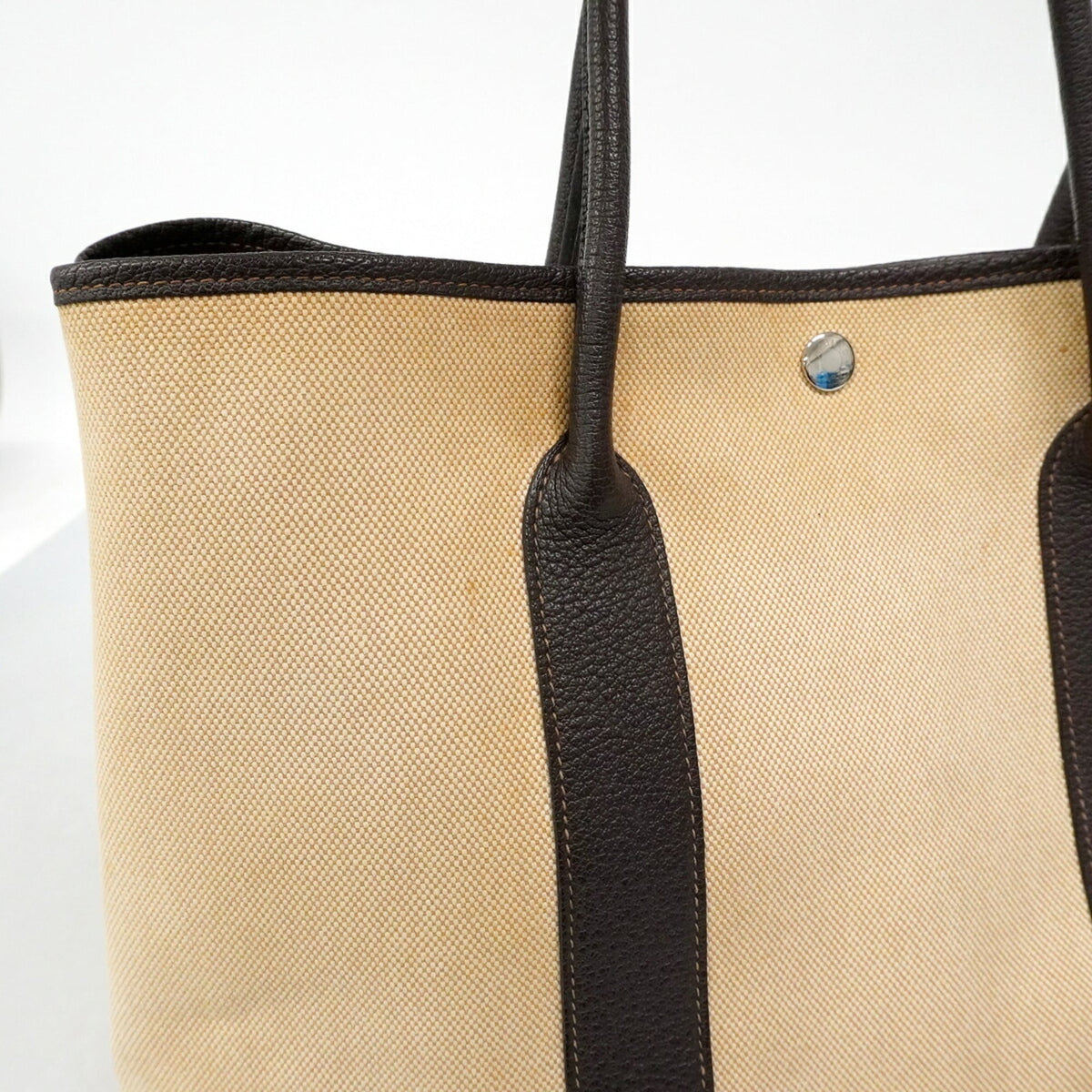 Hermes Brown Toile H Tote Bag (Pre-Owned)