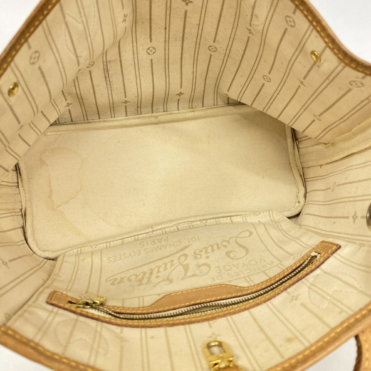 Louis Vuitton White Tote Bag (Pre-Owned)